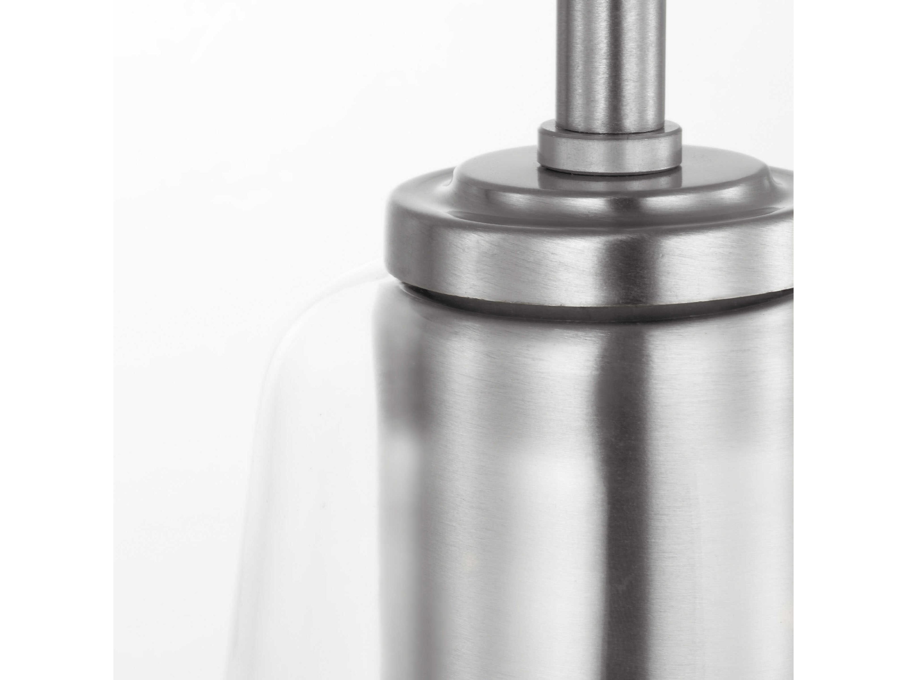 Generation Lighting Miles 1-Light Brushed Nickel Bell Mini Pendant