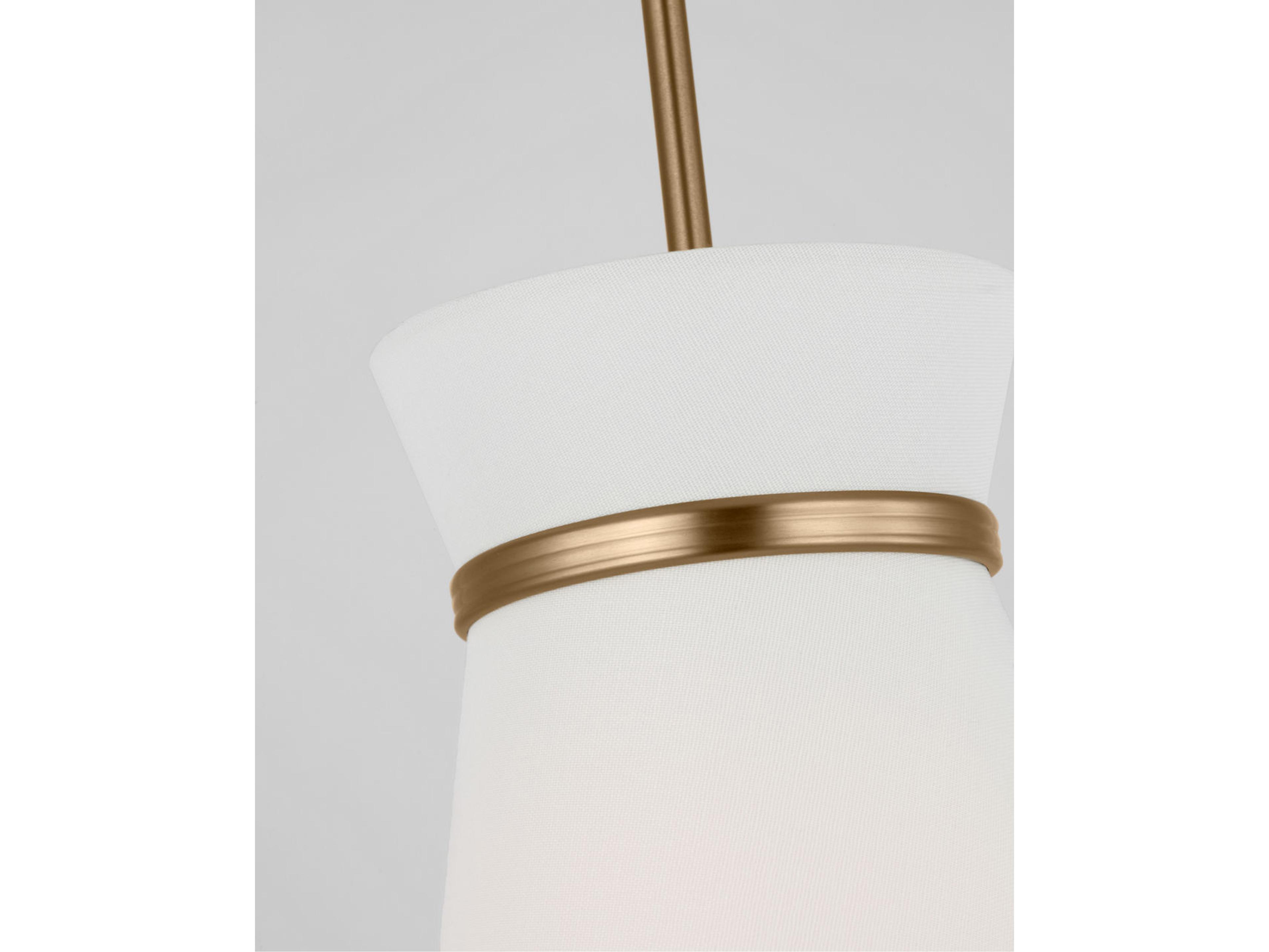 Generation Lighting Fynn 1-Light Satin Brass Mini Pendant