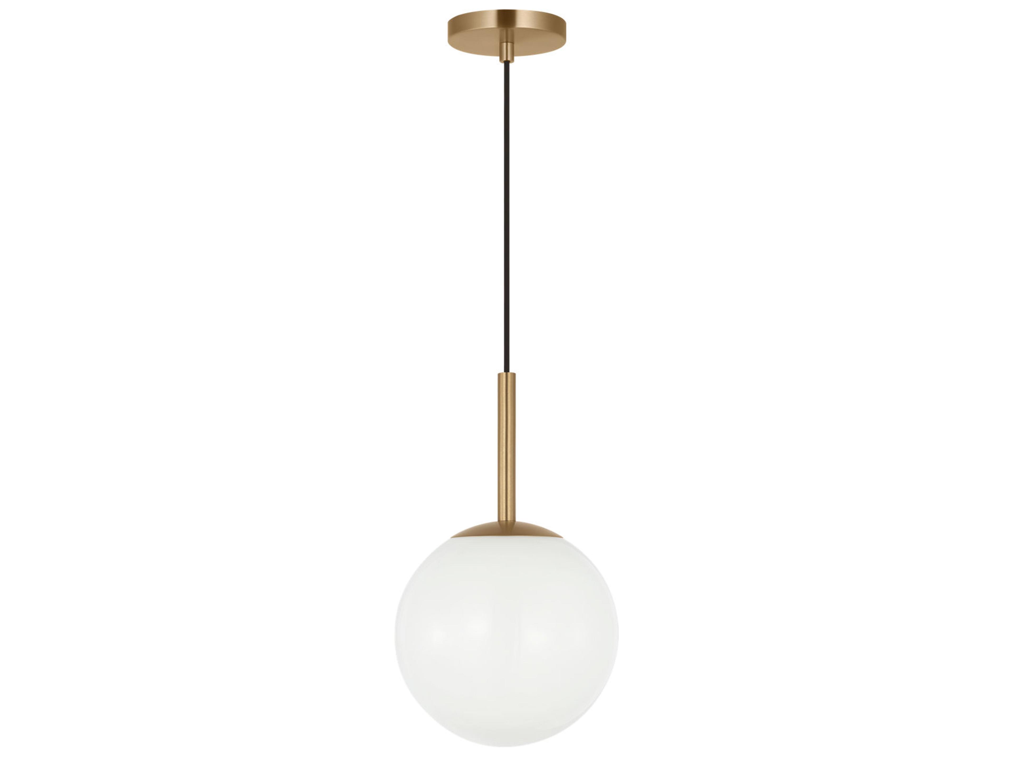 Generation Lighting Nube 1-Light Satin Brass Globe Mini Pendant