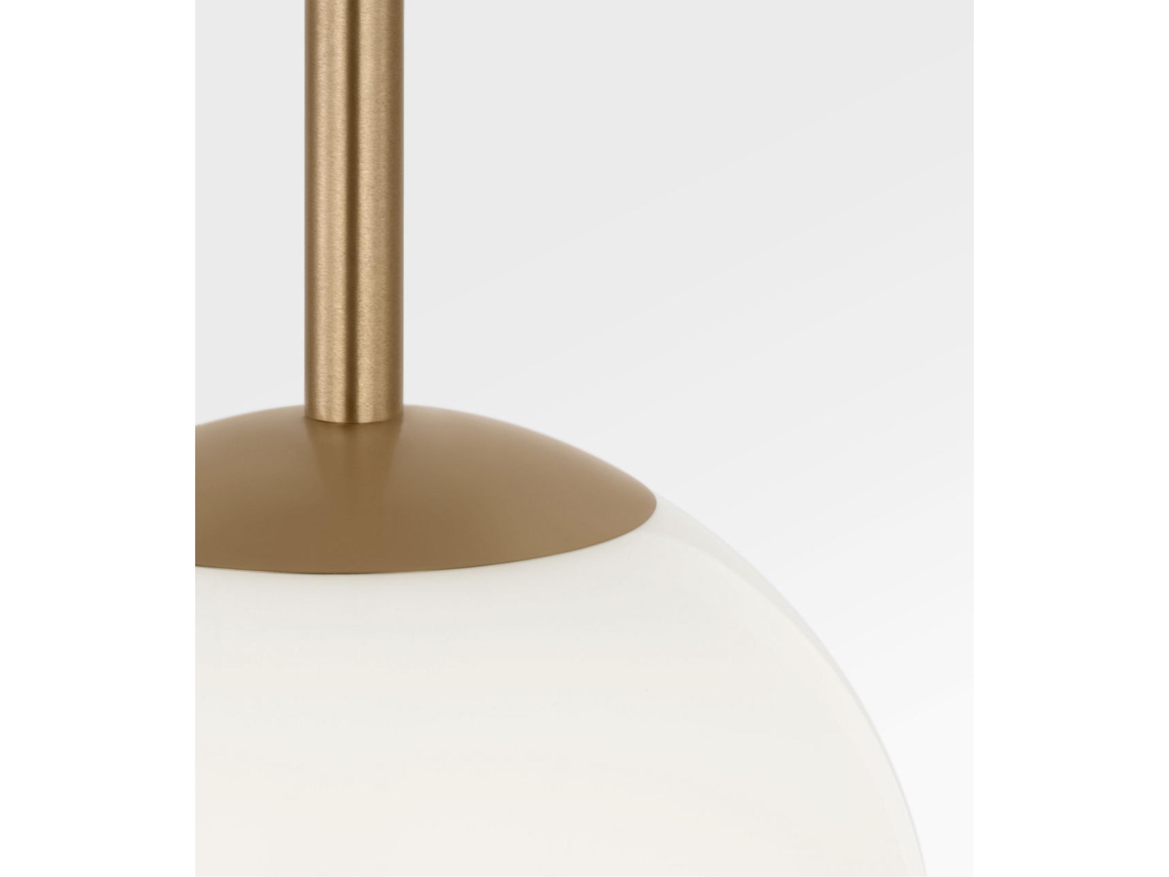 Generation Lighting Nube 1-Light Satin Brass Globe Mini Pendant