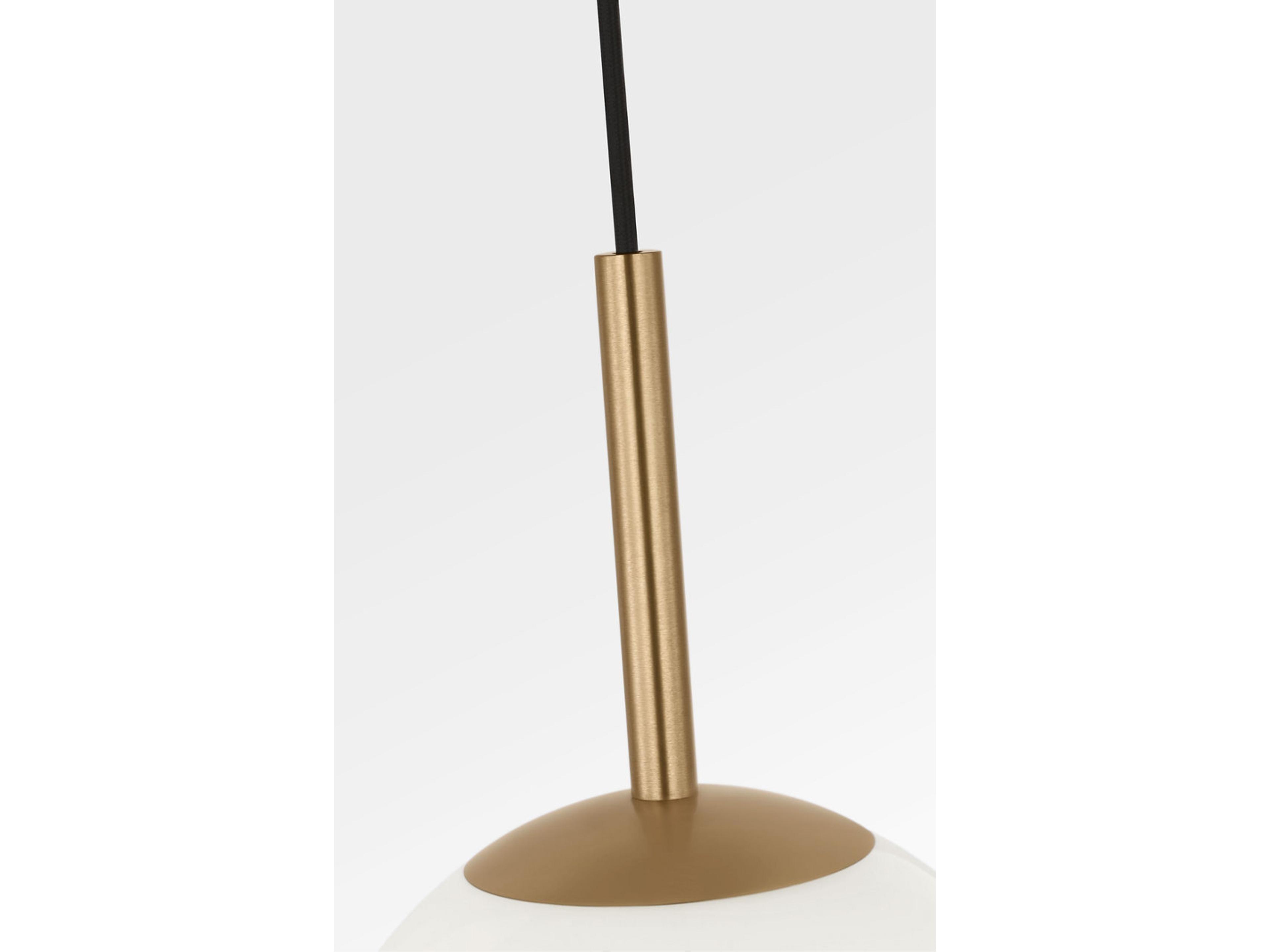 Generation Lighting Nube 1-Light Satin Brass Globe Mini Pendant