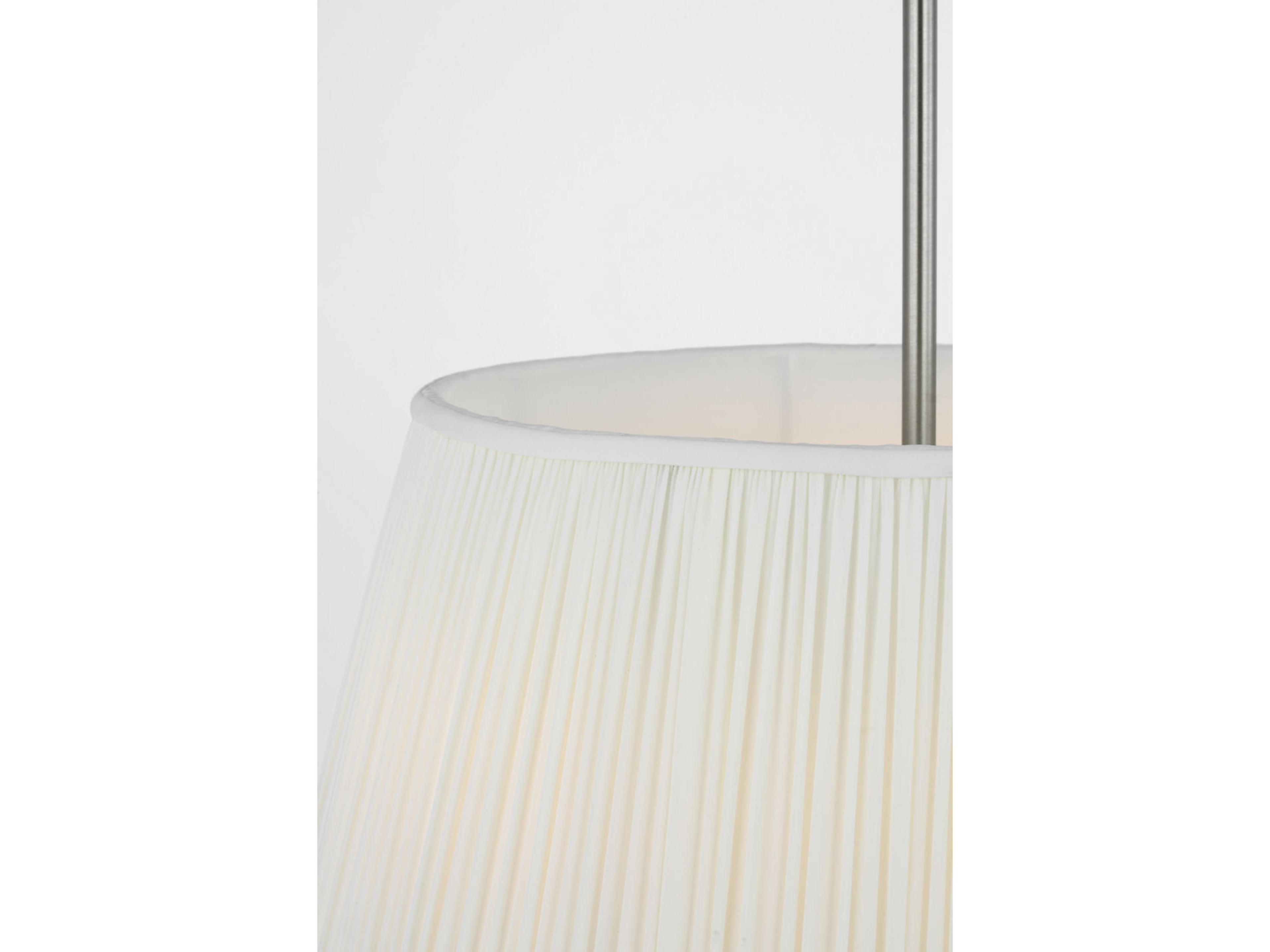Generation Lighting Vilera 3-Light Brushed Nickel Drum Pendant