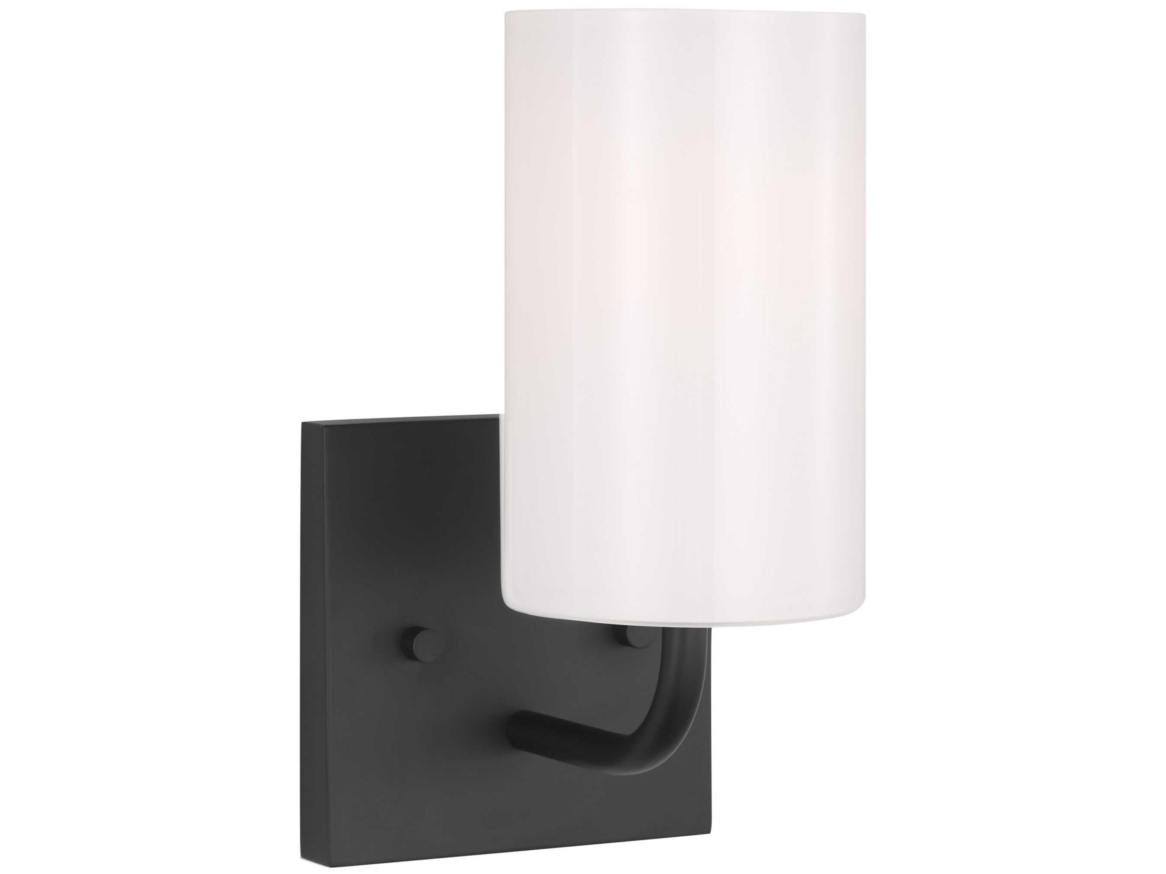 Rhett 1-Light Midnight Black Wall Sconce
