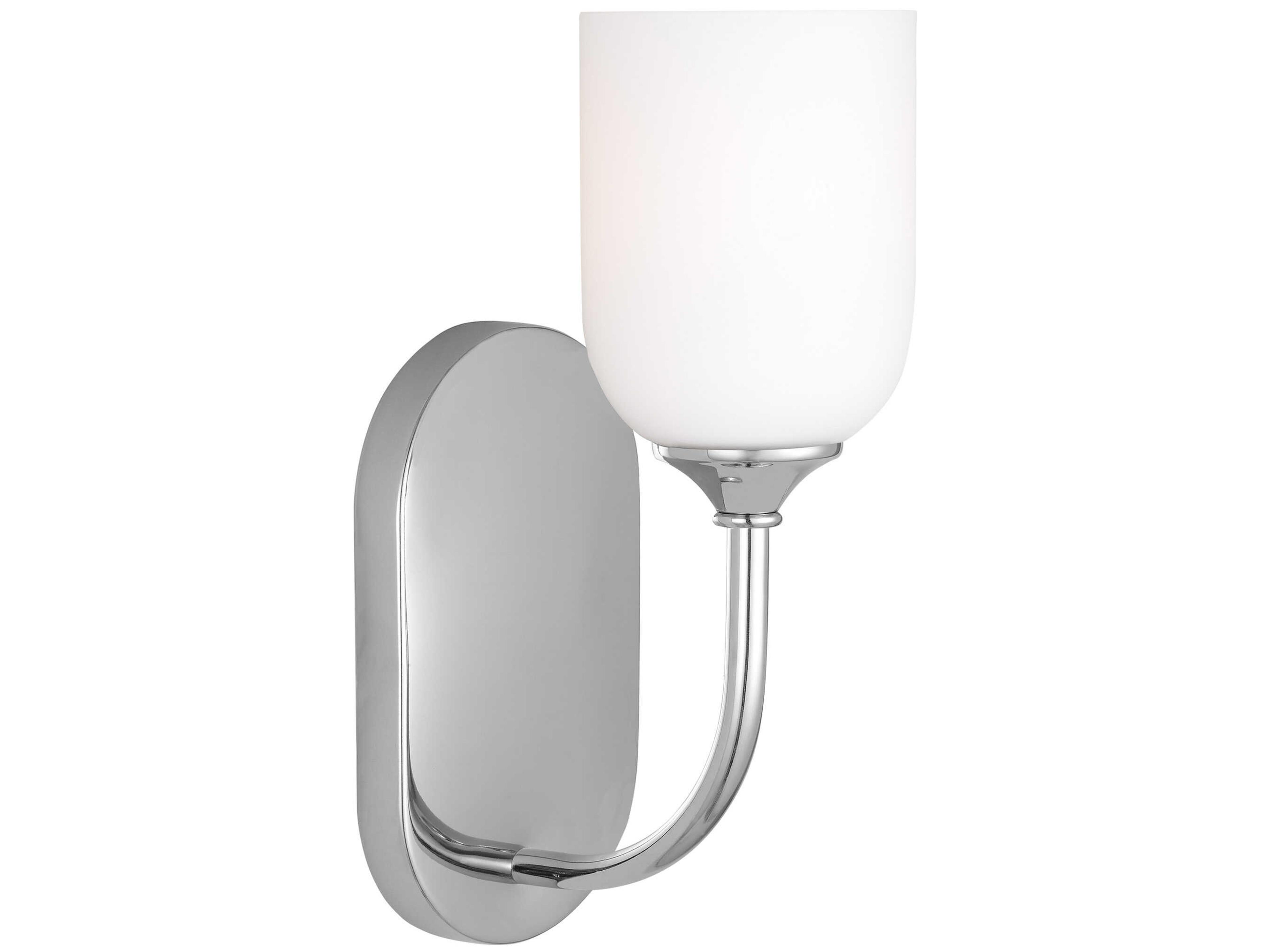 Emile 1-Light Chrome Wall Sconce