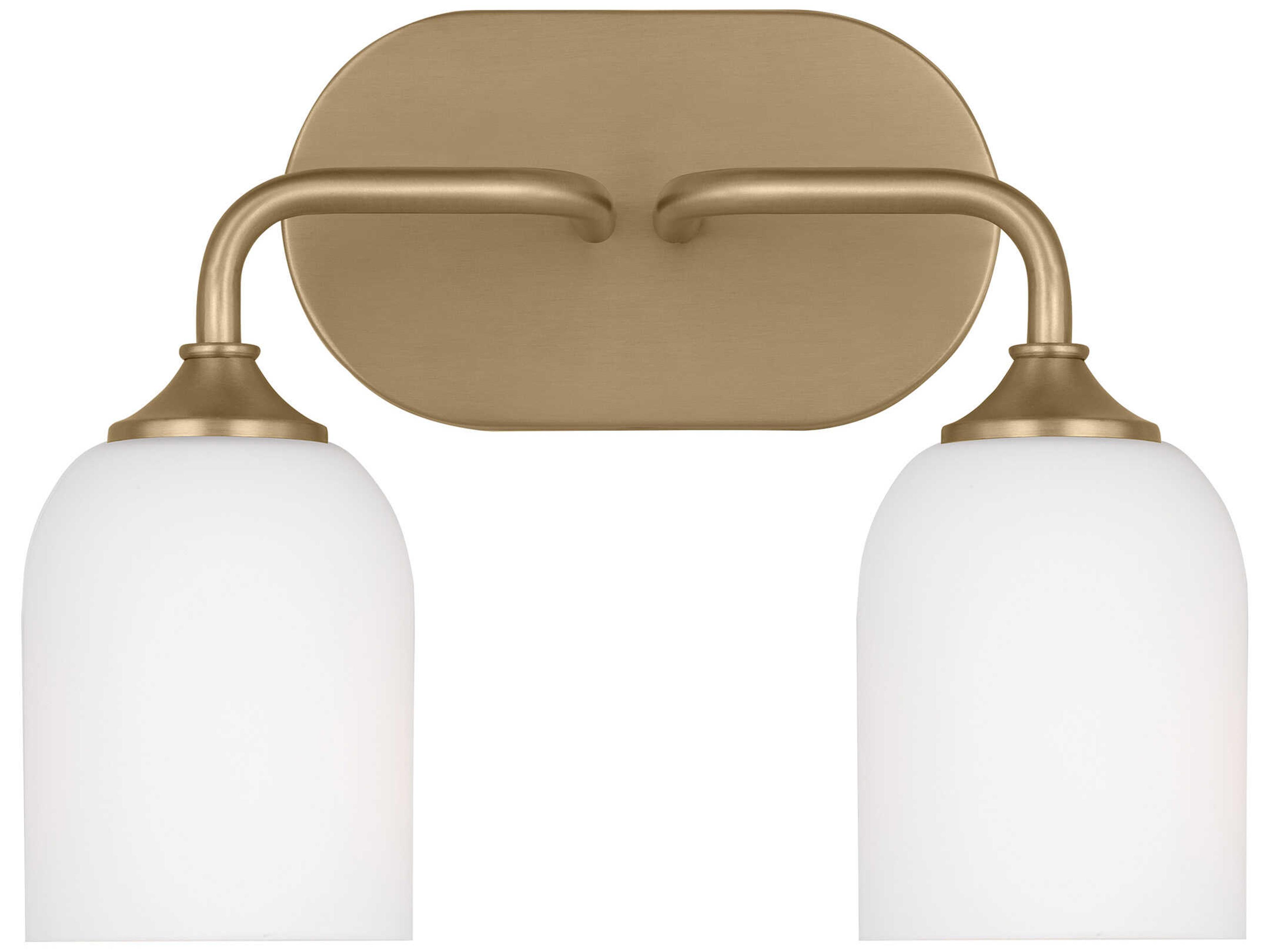 Generation Lighting Emile 2-Light Satin Bronze Vanity Light