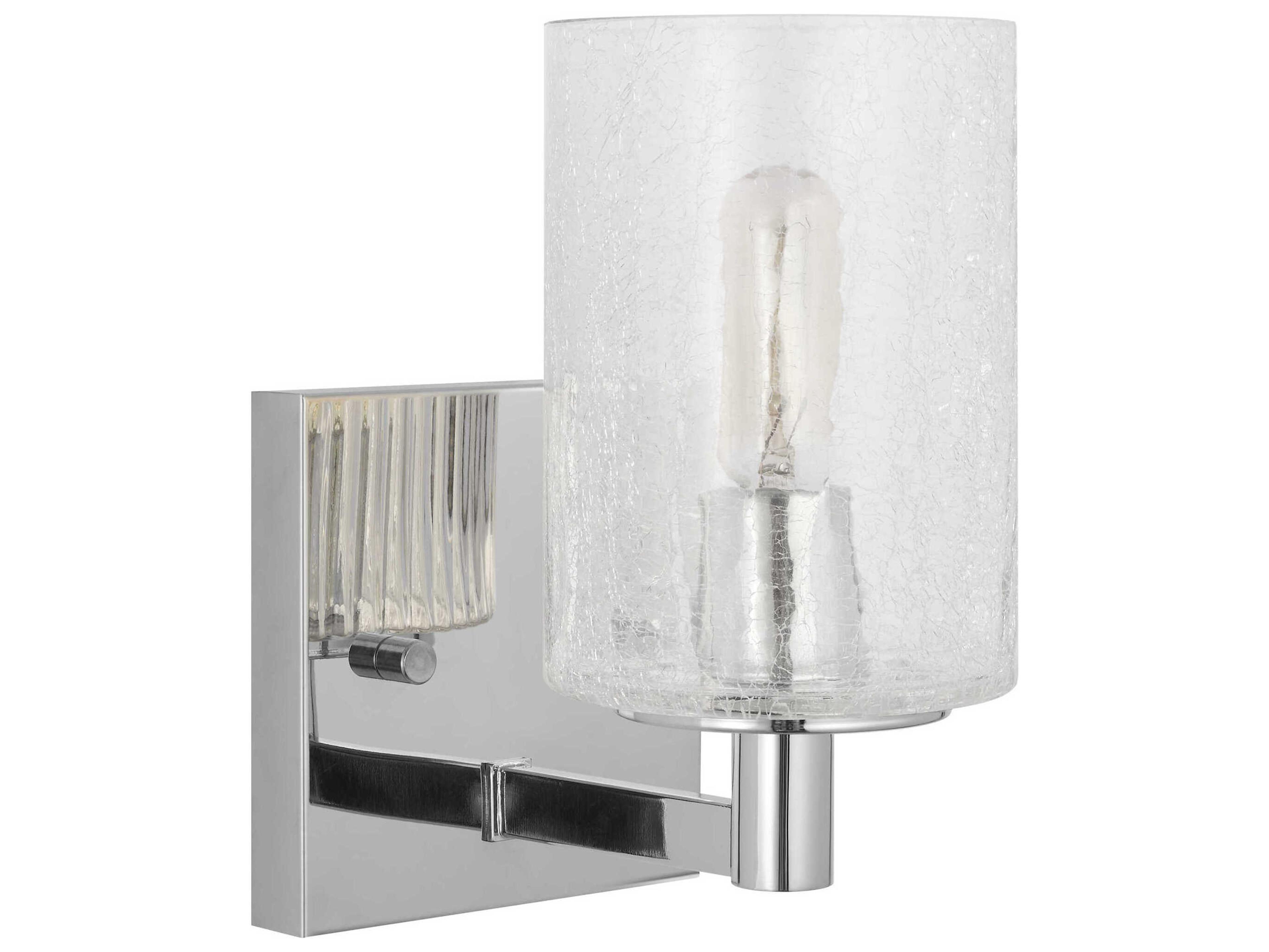 Generation Lighting Parker 1-Light Chrome Wall Sconce