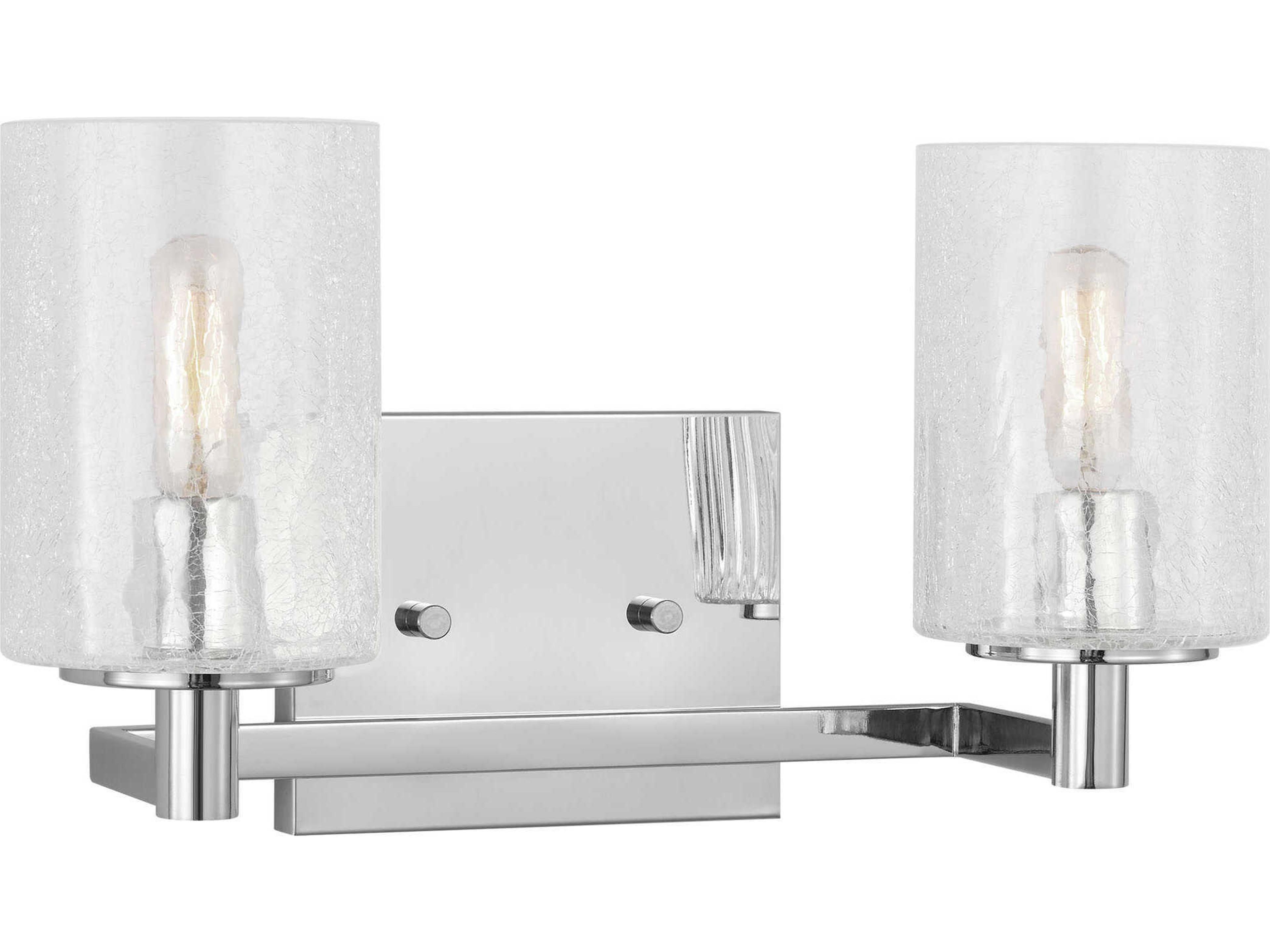 Parker 2-Light Chrome Vanity Light