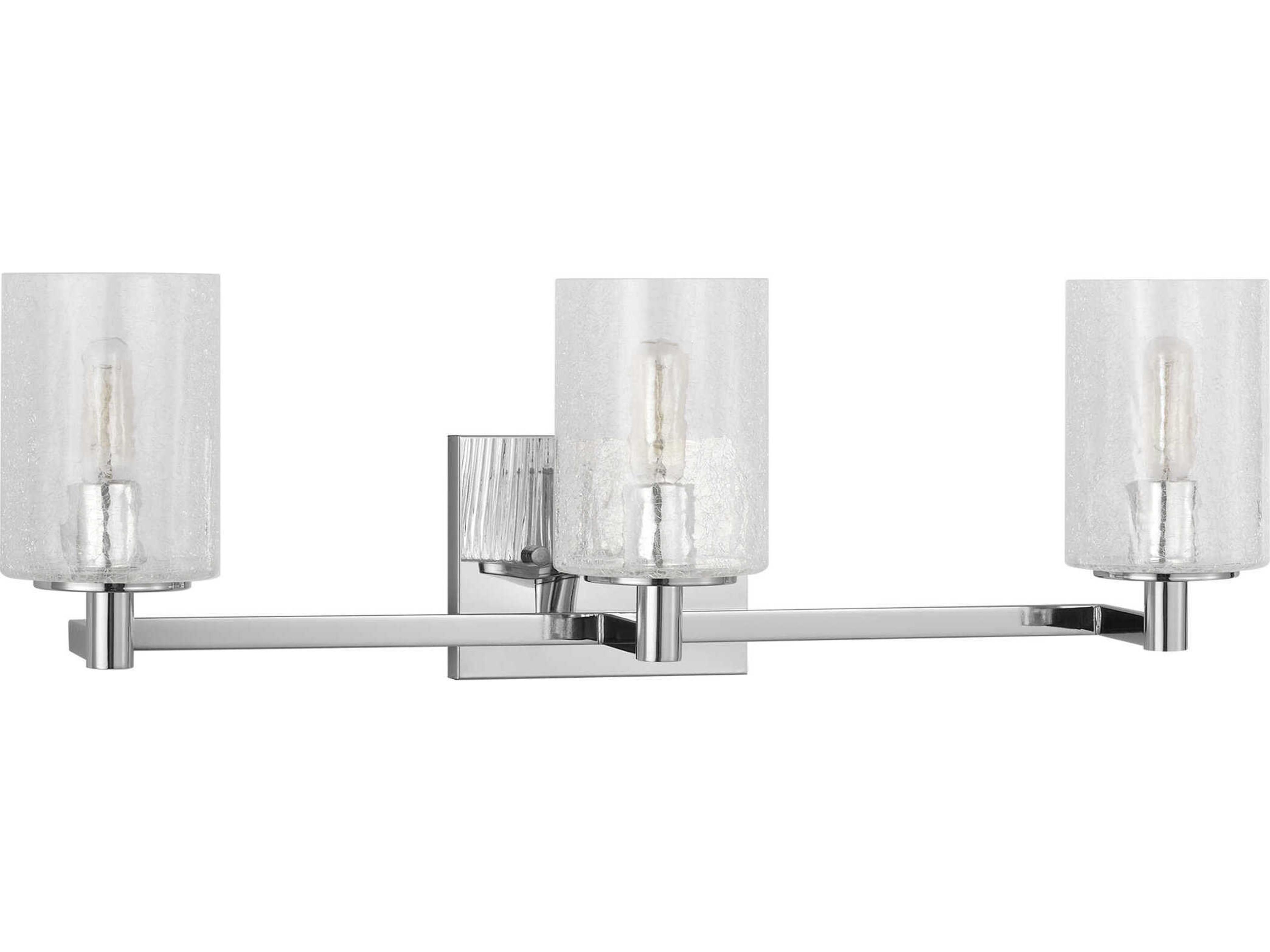 Generation Lighting Parker 3-Light Chrome Vanity Light