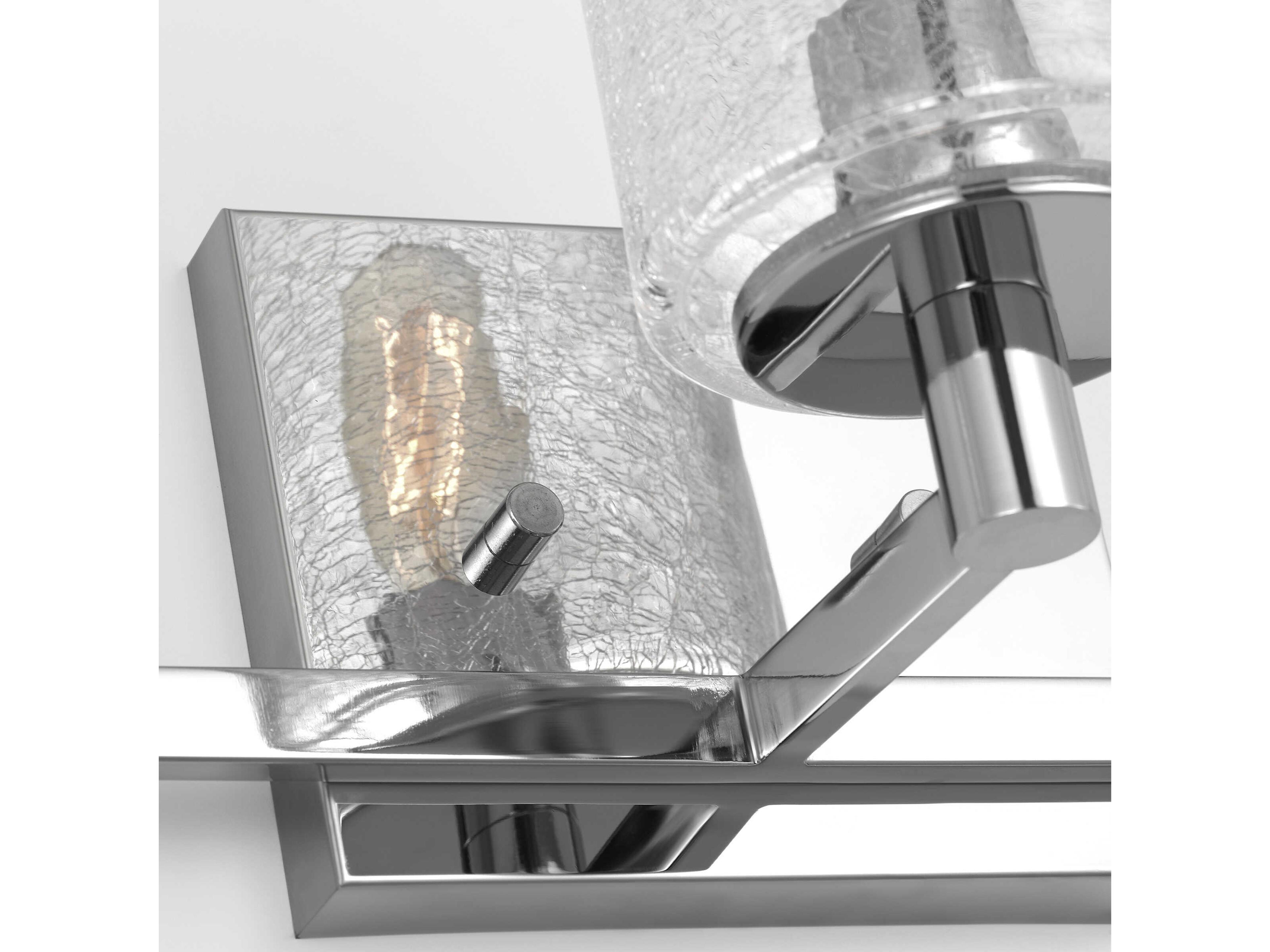 Generation Lighting Parker 3-Light Chrome Vanity Light