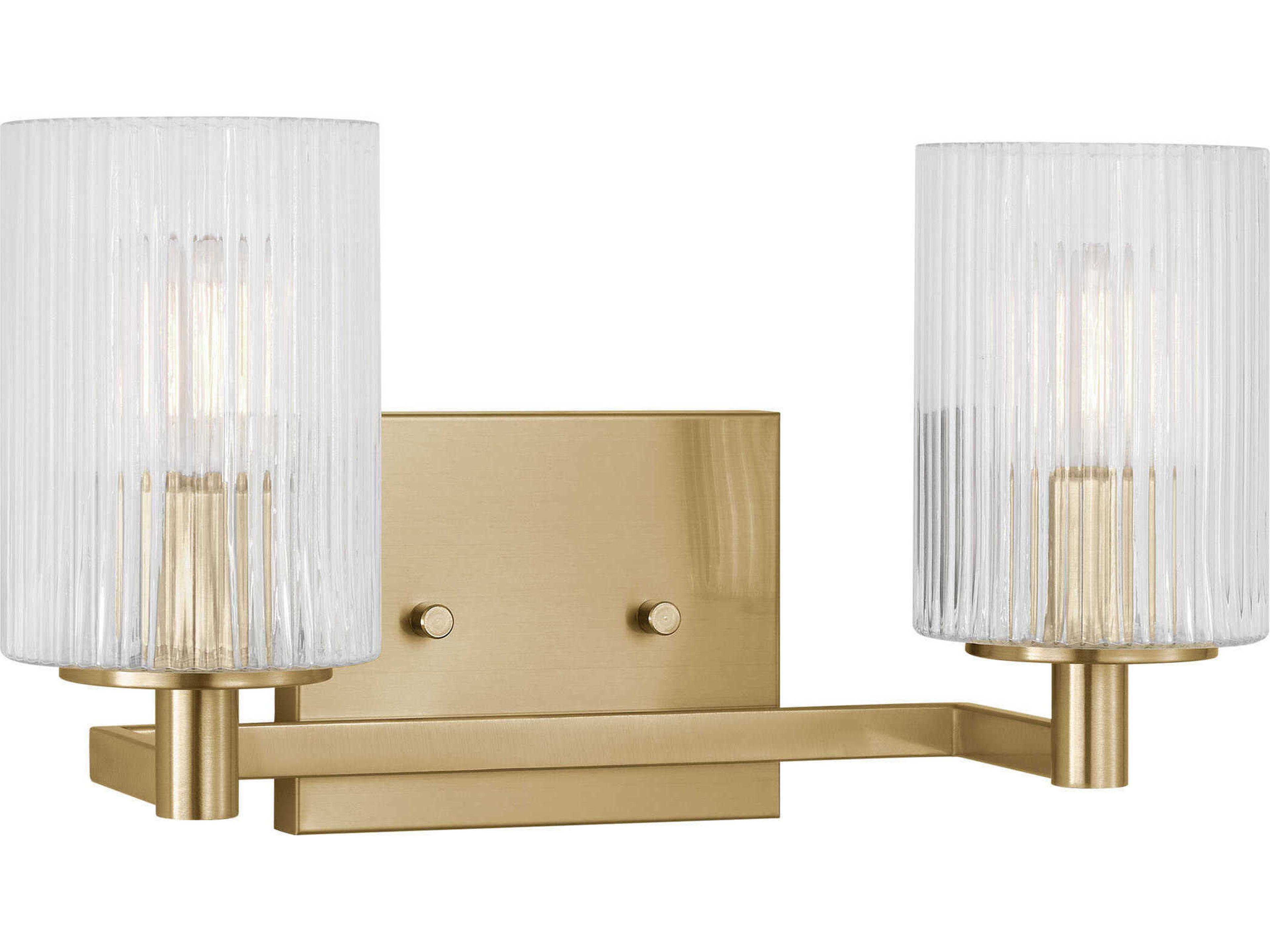 Lando 2-Light Satin Bronze Vanity Light