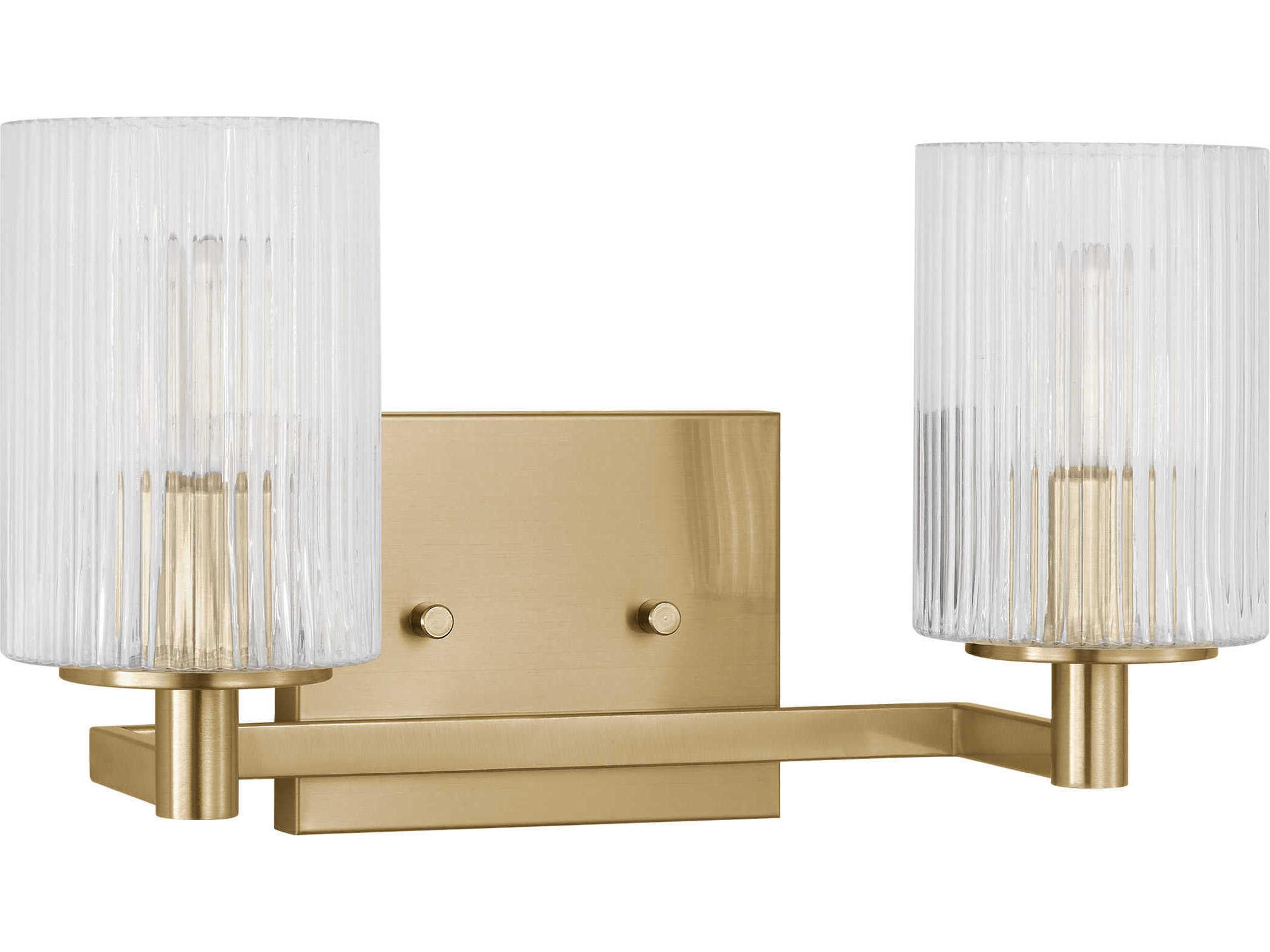 Generation Lighting Lando 2-Light Satin Bronze Vanity Light