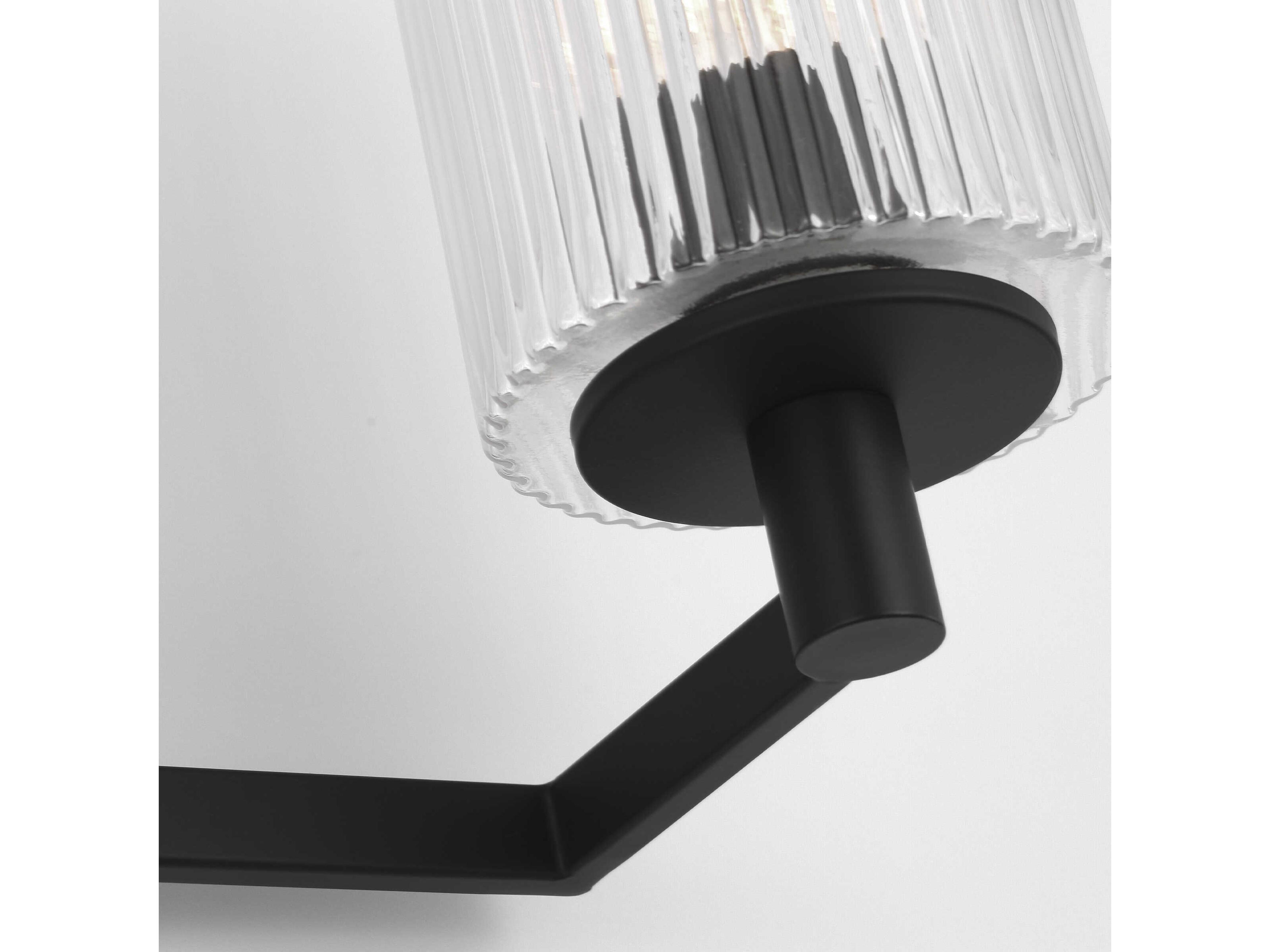 Generation Lighting Lando 3-Light Midnight Black Vanity Light