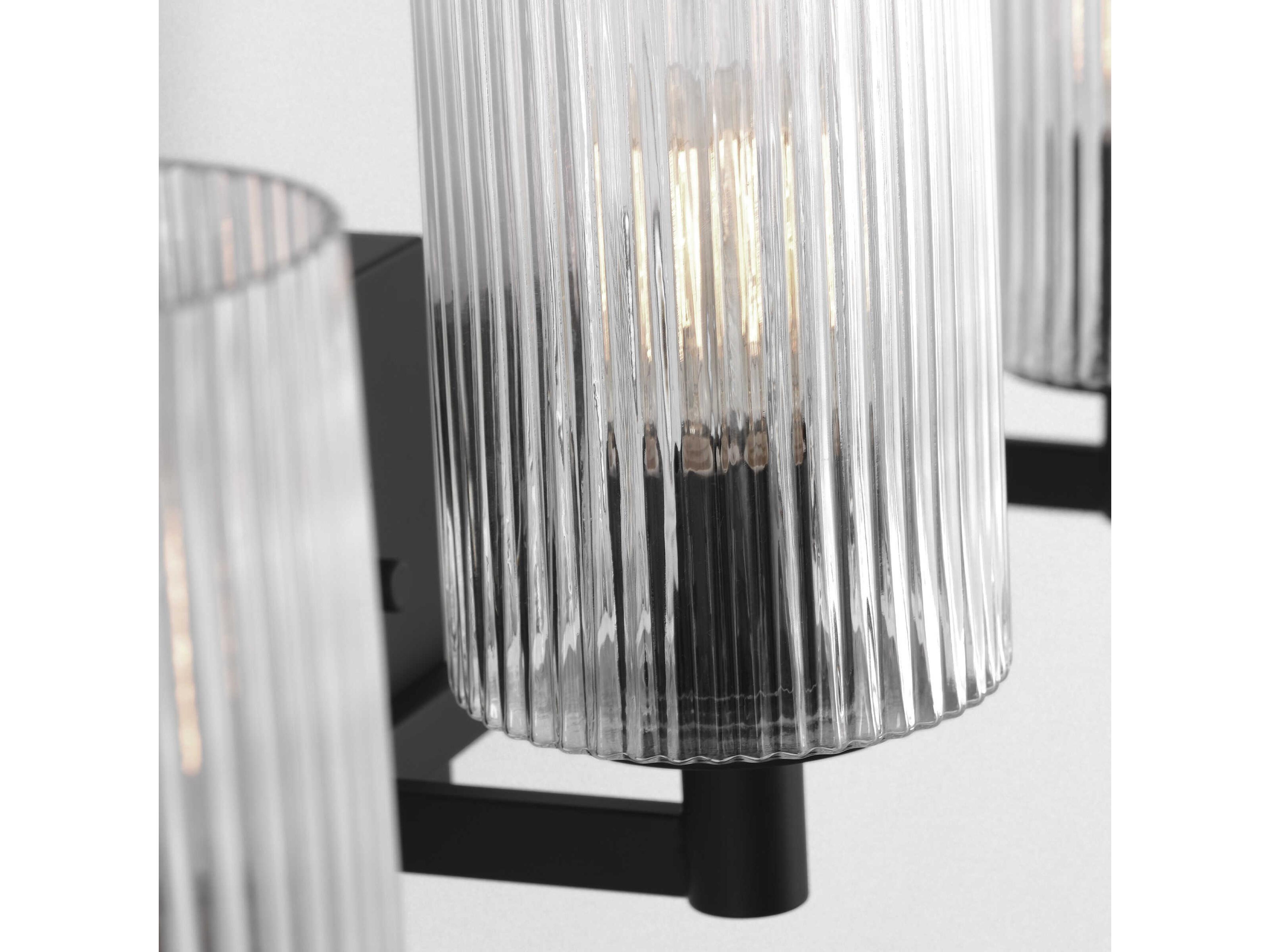 Generation Lighting Lando 3-Light Midnight Black Vanity Light