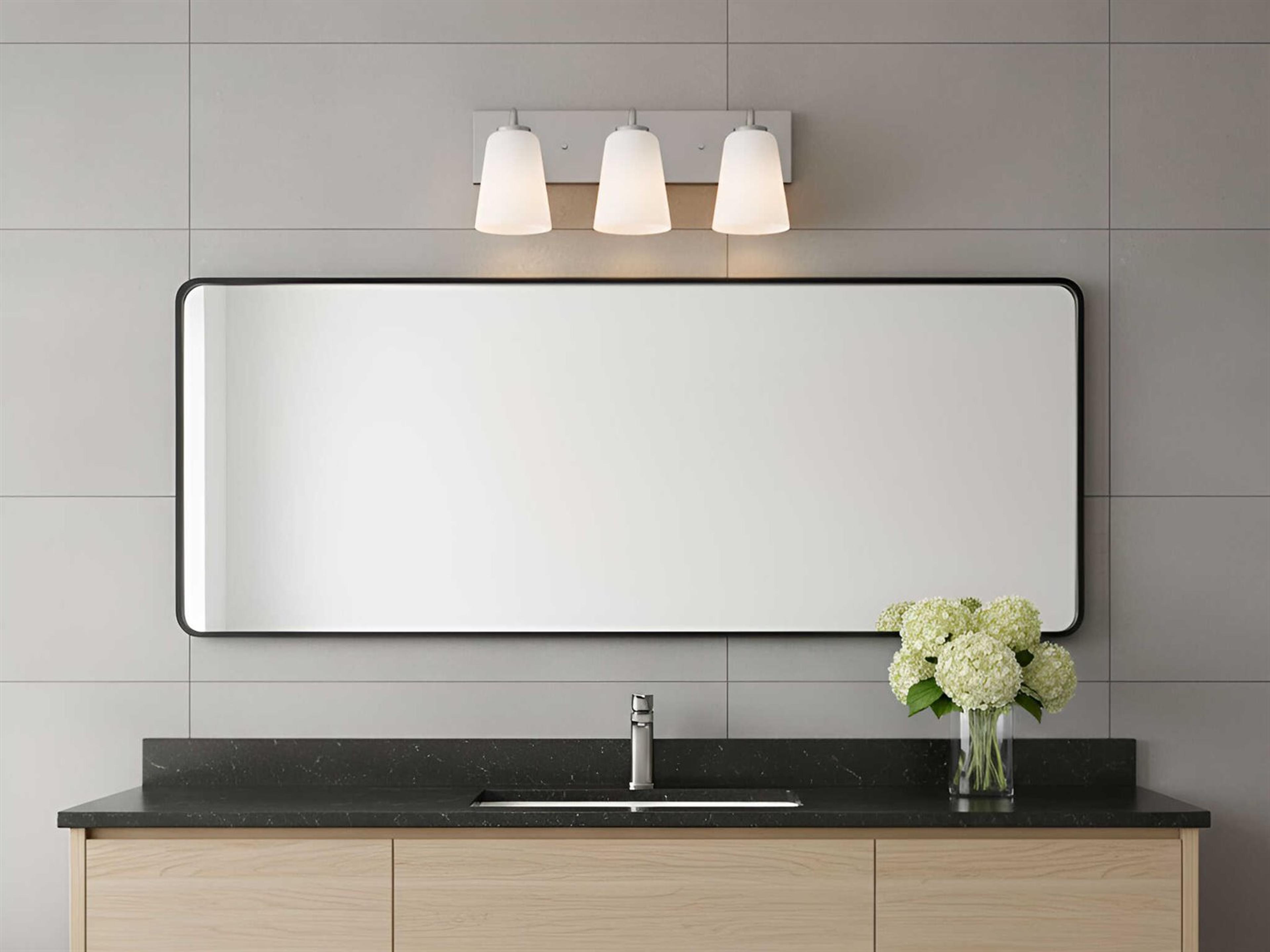 Generation Lighting Miles 3-Light Brushed Nickel Vanity Light