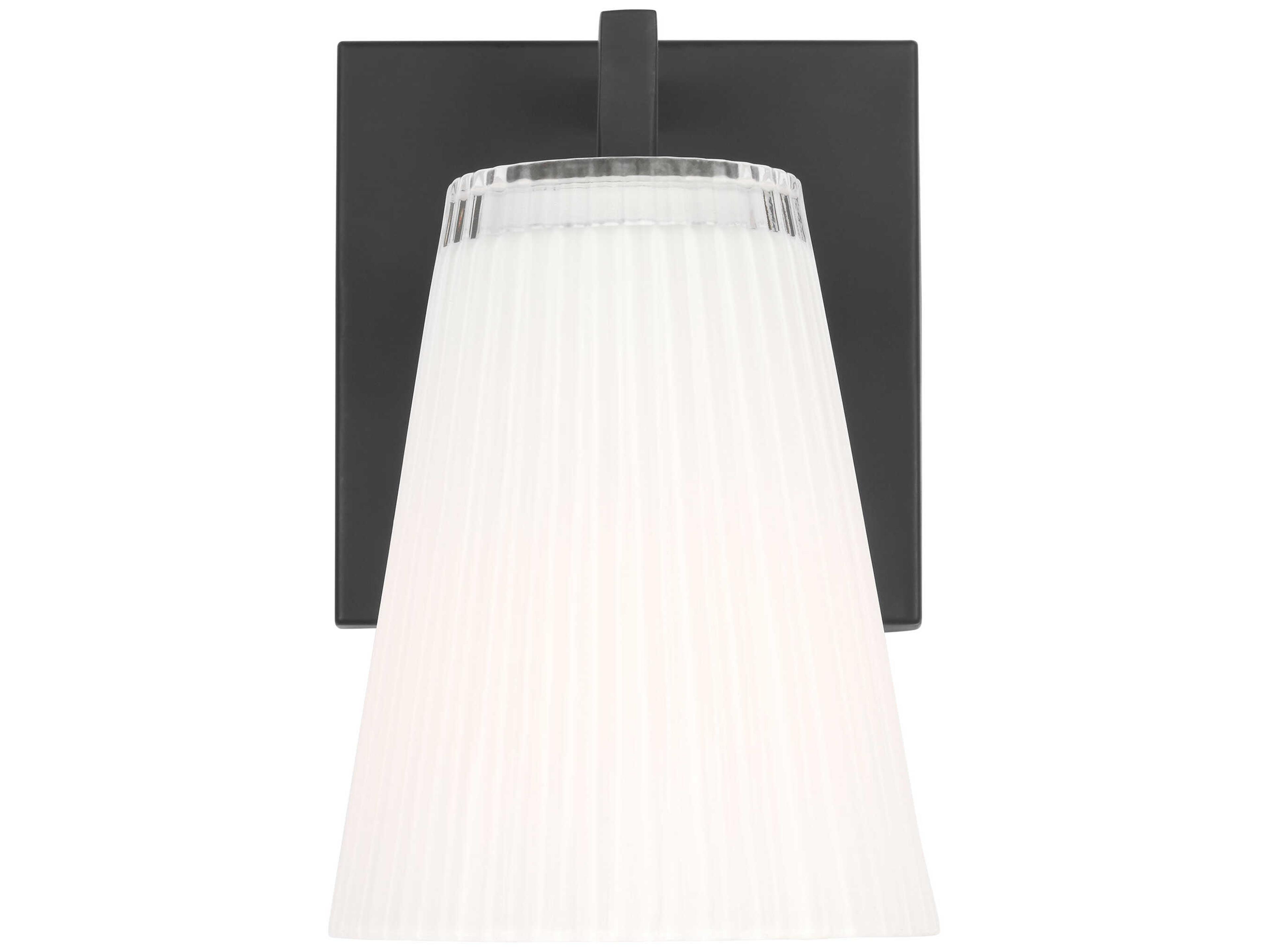 Generation Lighting Upson 1-Light Midnight Black Vanity Light