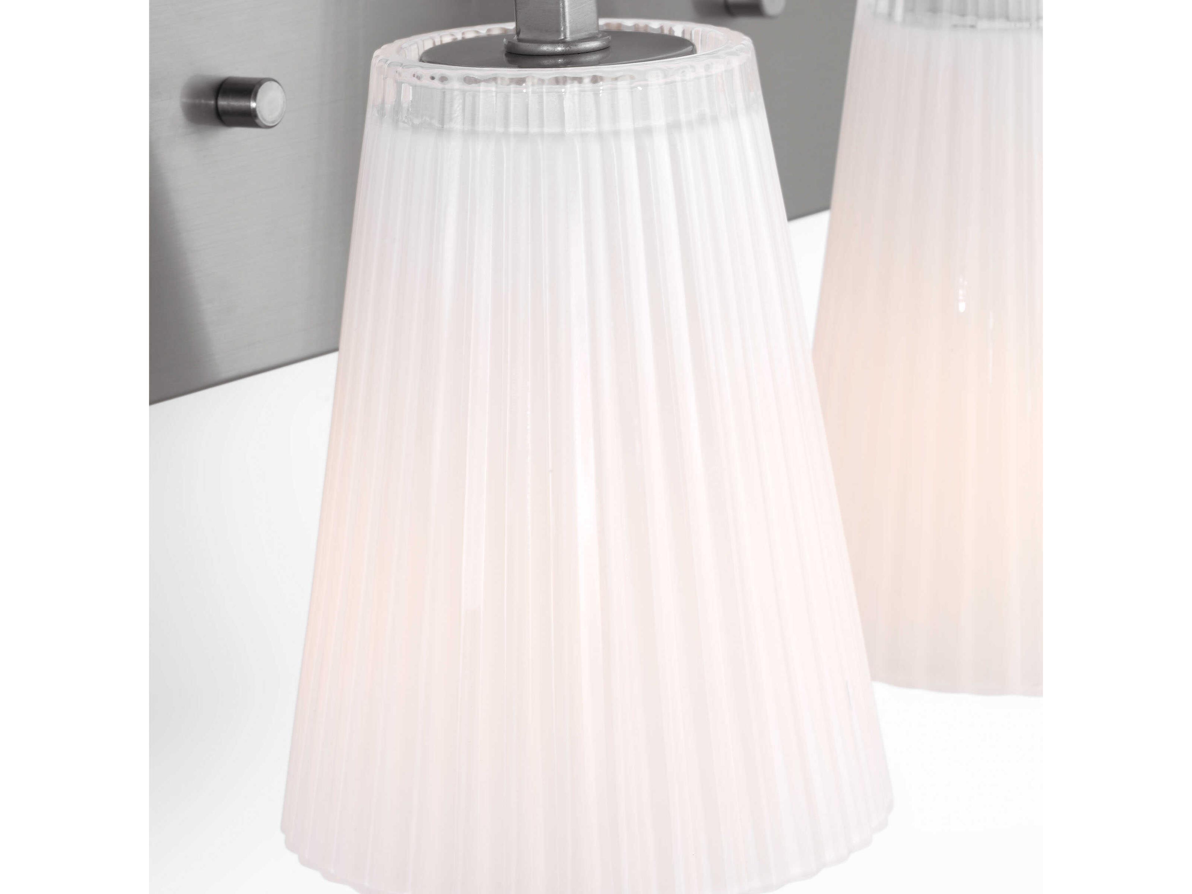 Generation Lighting Upson 2-Light Brushed Nickel Vanity Light