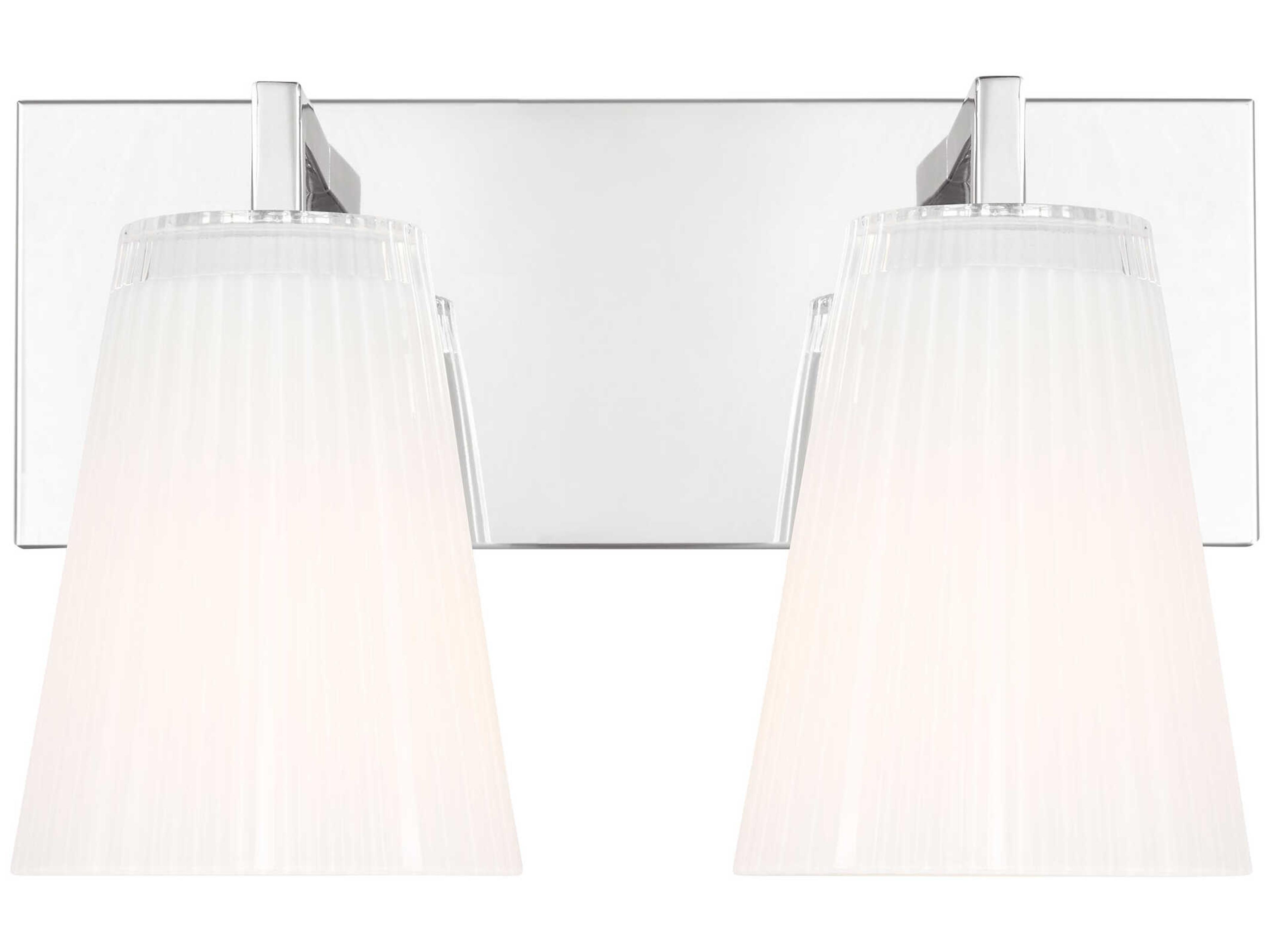 Generation Lighting Upson 2-Light Chrome Vanity Light