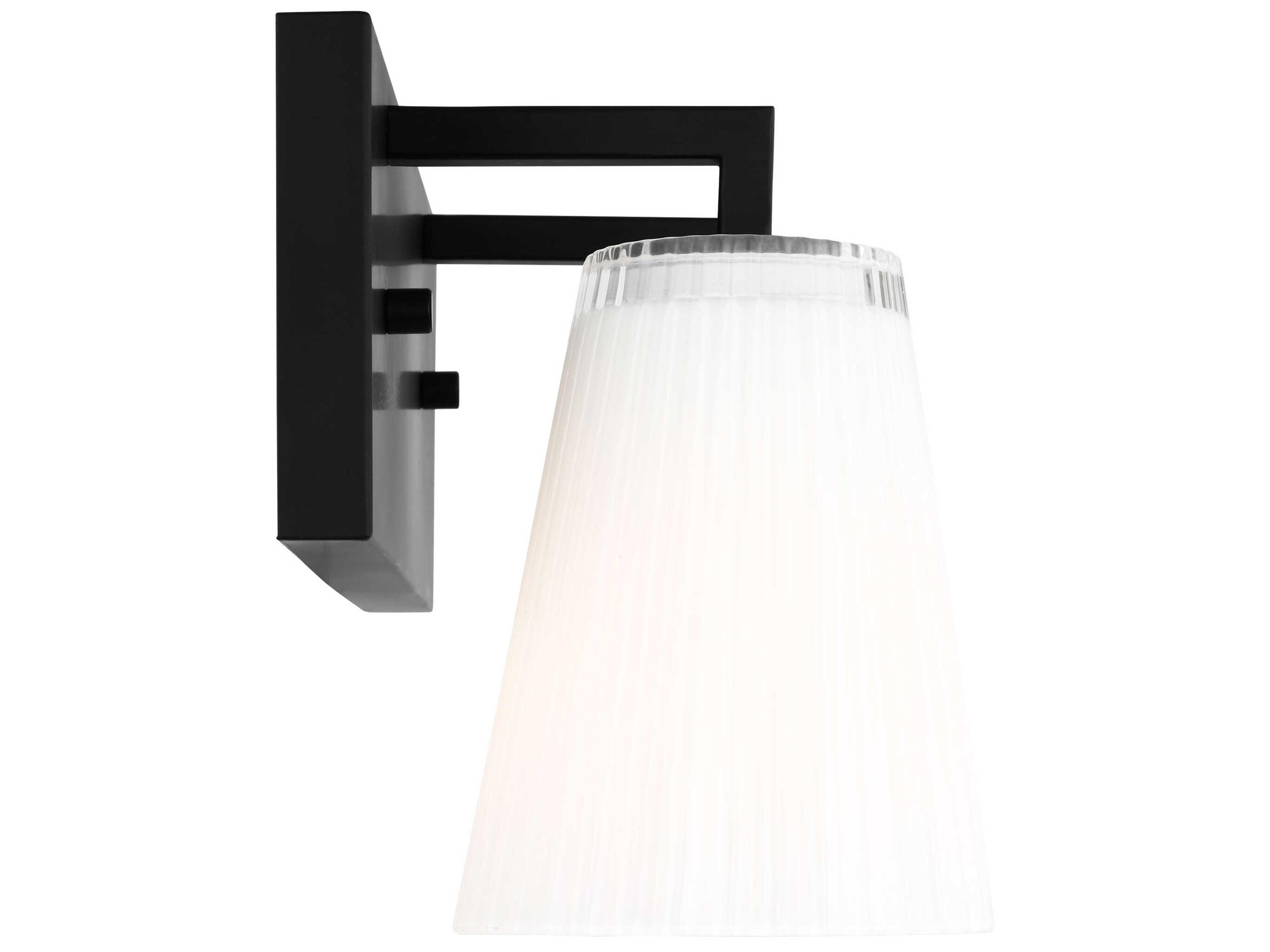 Generation Lighting Upson 2-Light Midnight Black Vanity Light