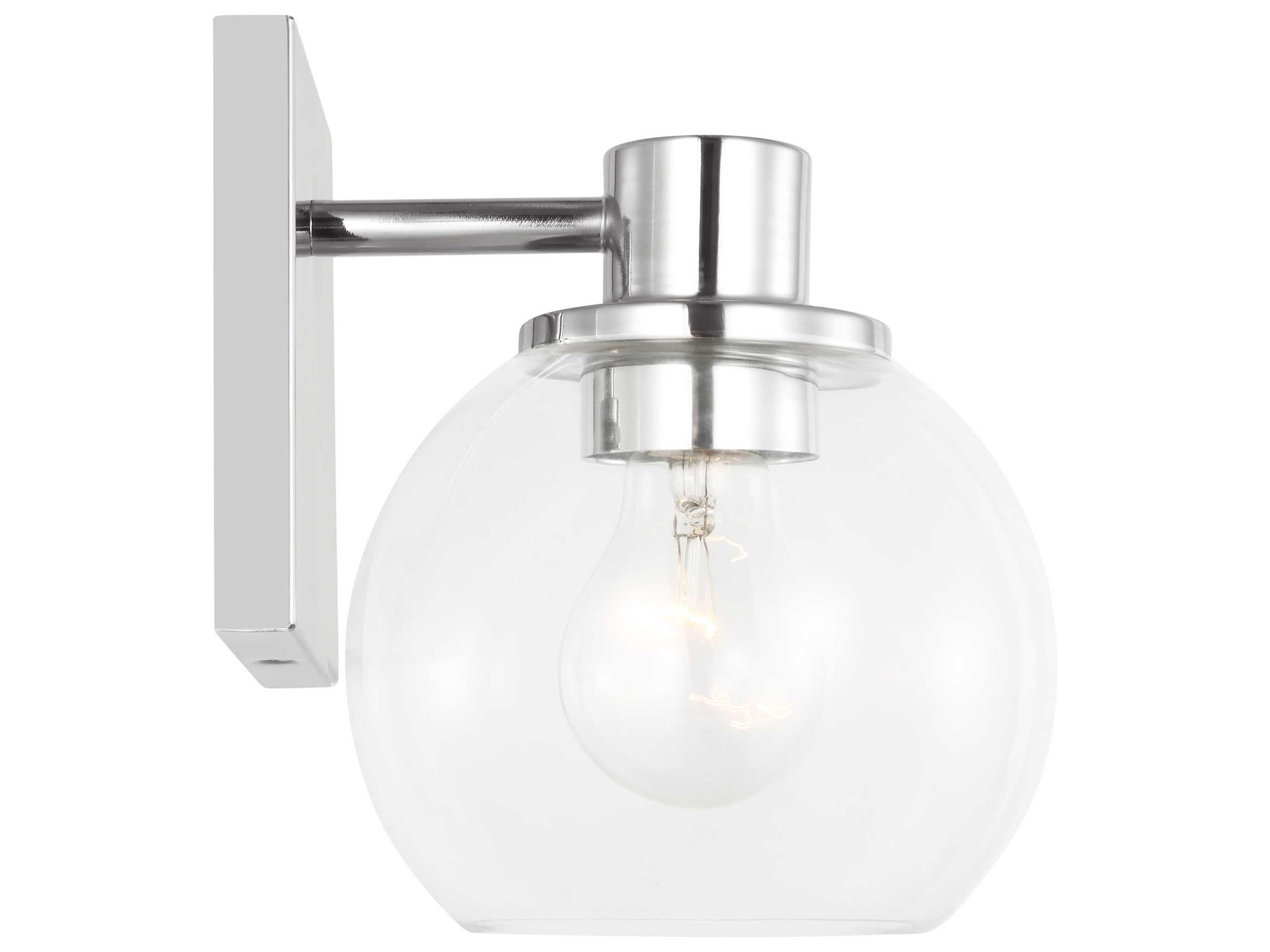 Generation Lighting Rito 1-Light Chrome Vanity Light