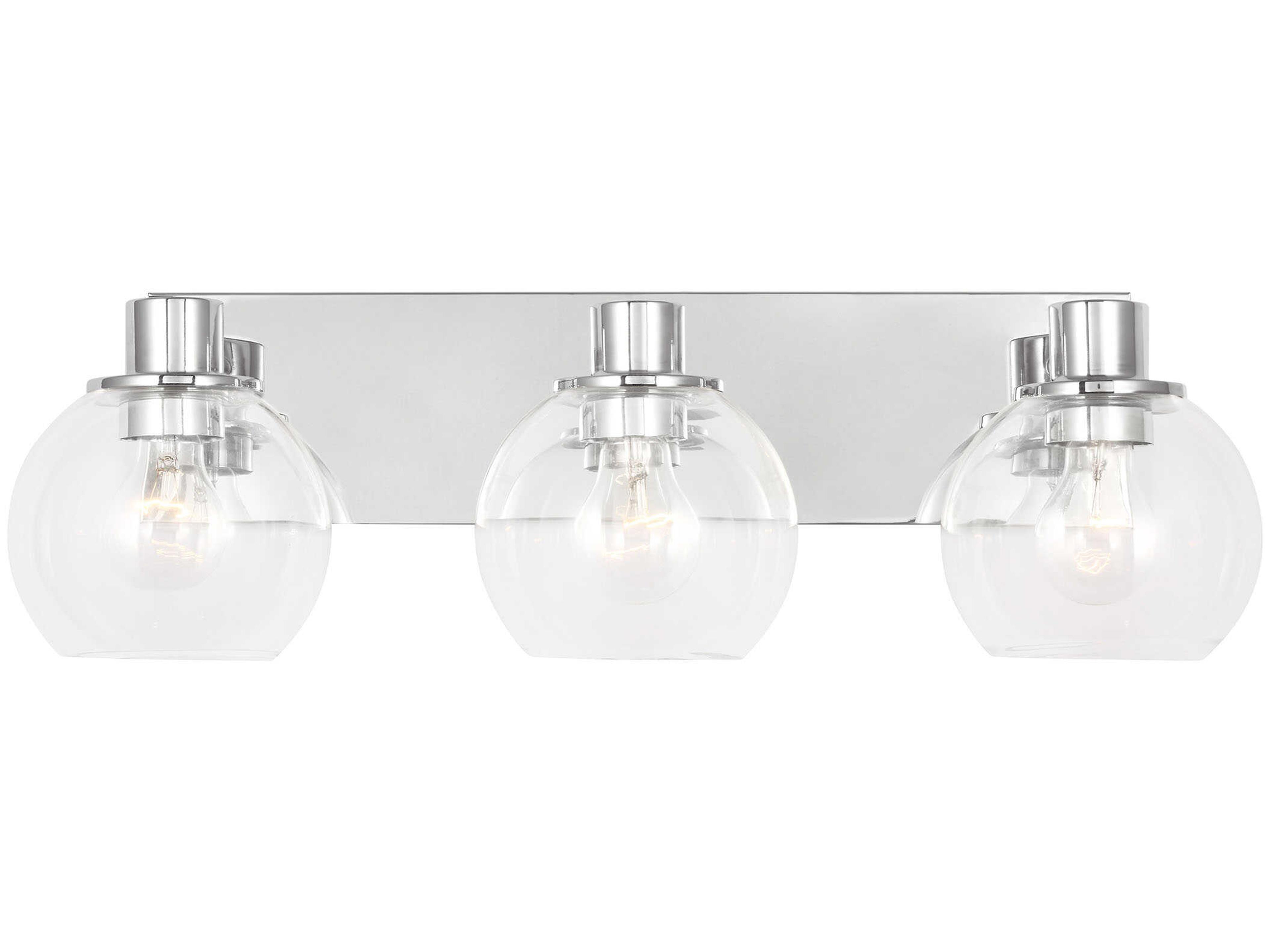 Generation Lighting Rito 3-Light Chrome Vanity Light