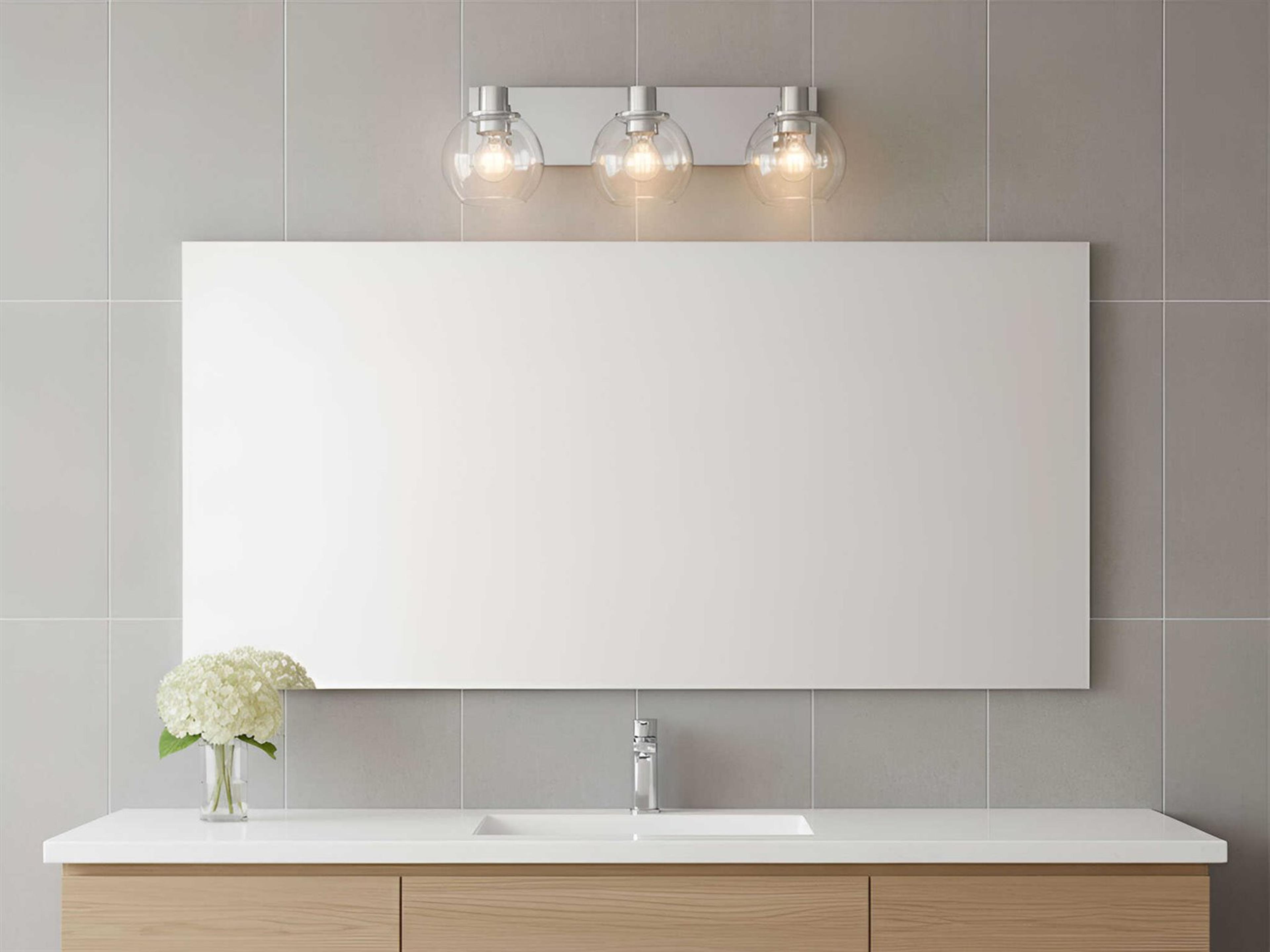 Generation Lighting Rito 3-Light Chrome Vanity Light