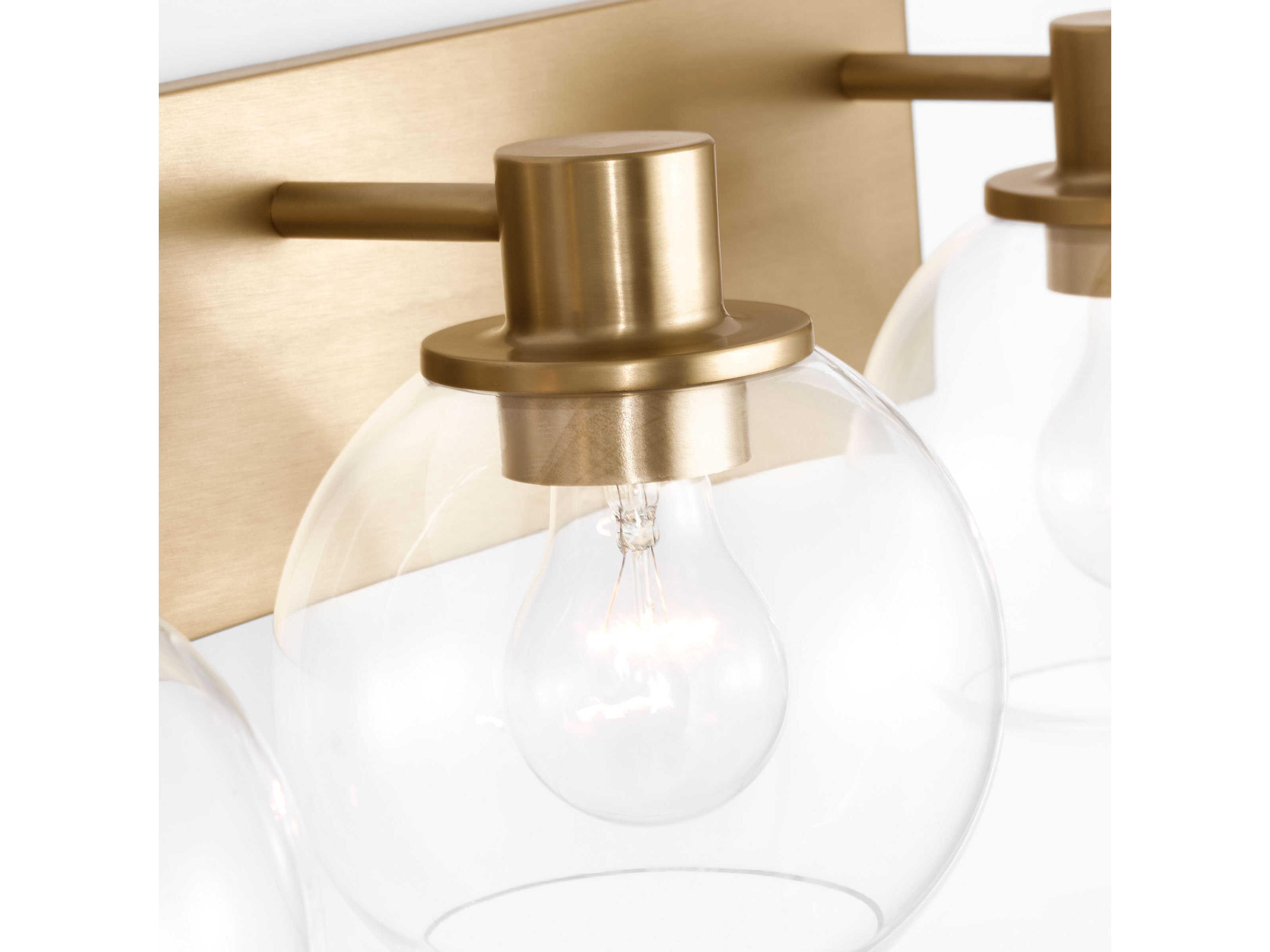 Generation Lighting Rito 3-Light Satin Brass Vanity Light