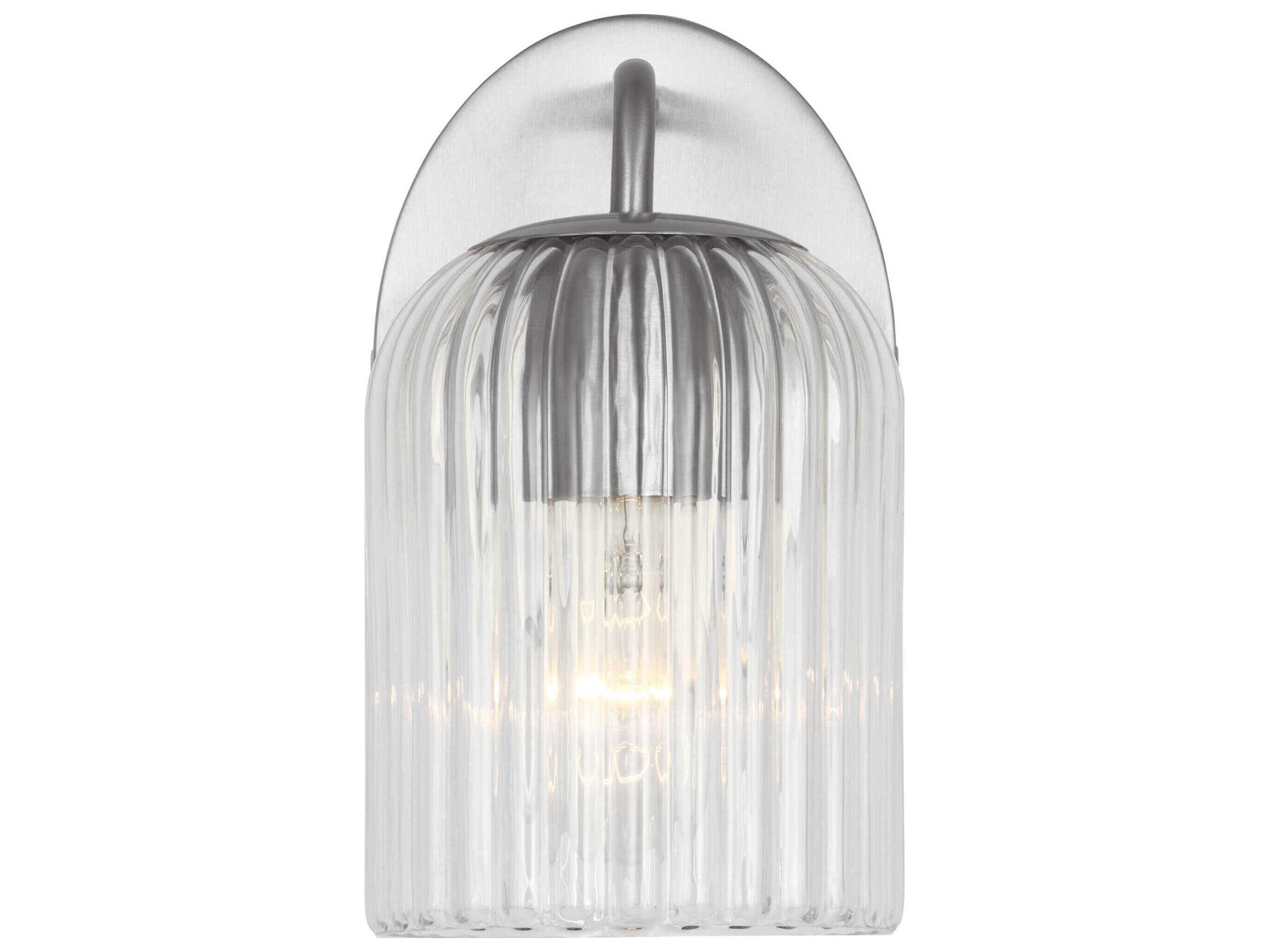 Generation Lighting Eisele 1-Light Brushed Nickel Wall Sconce