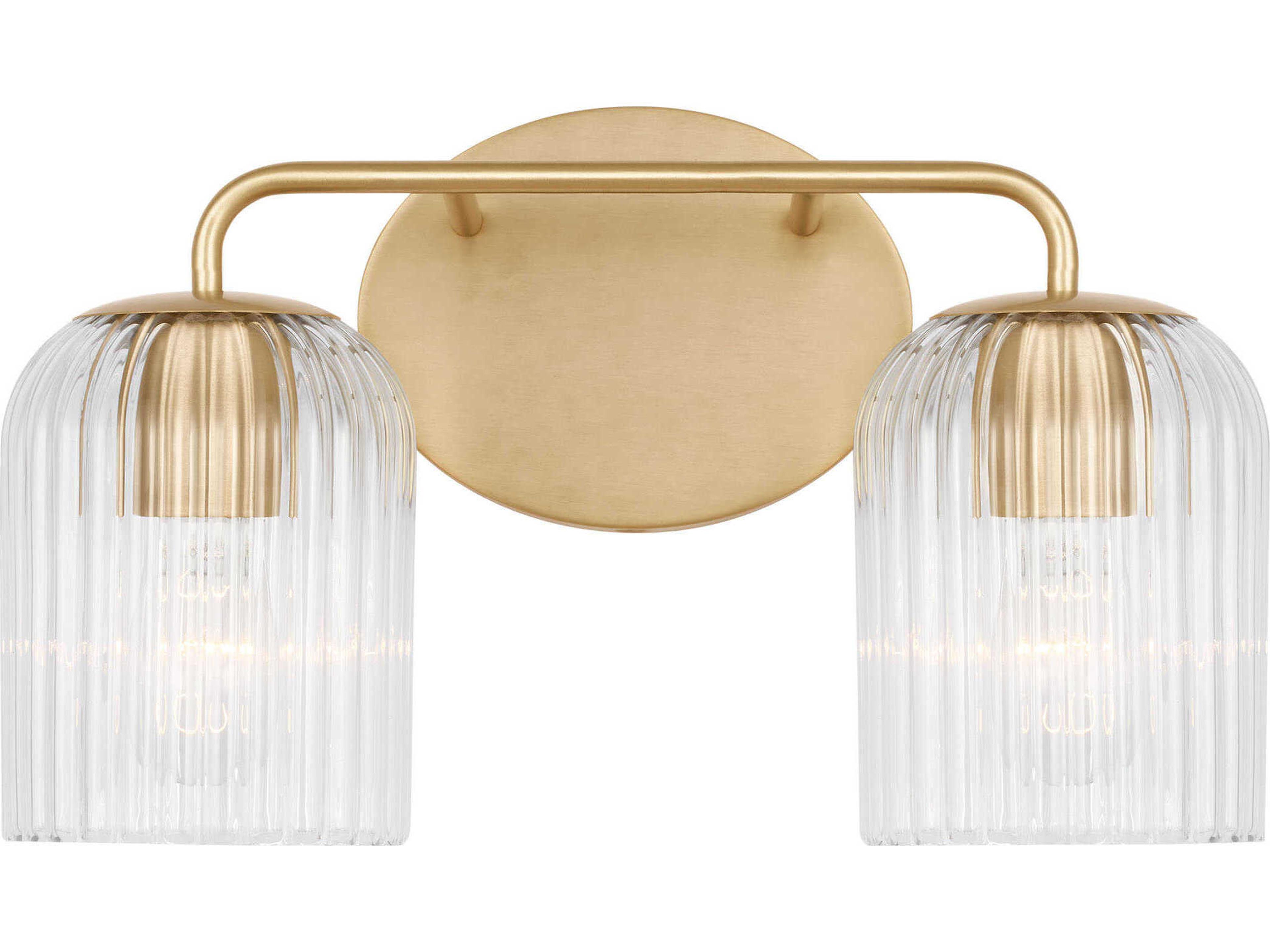 Generation Lighting Eisele 2-Light Satin Brass Vanity Light