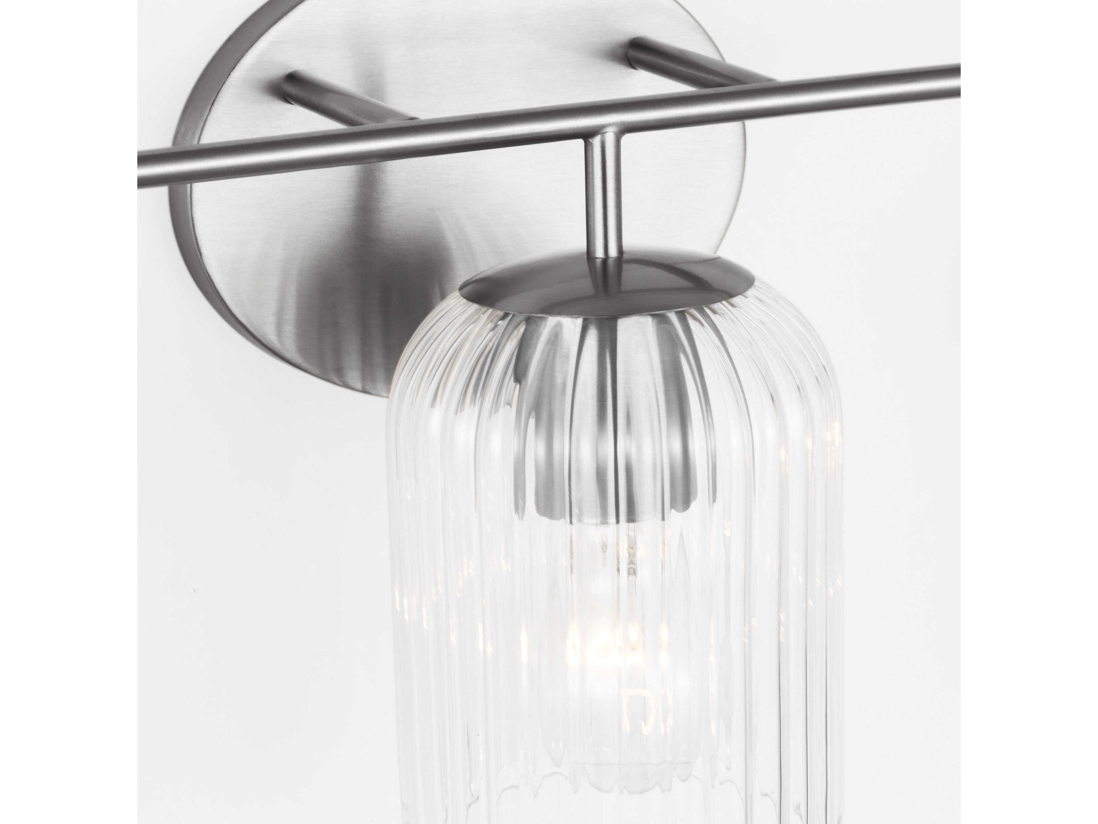 Generation Lighting Eisele 3-Light Brushed Nickel Vanity Light