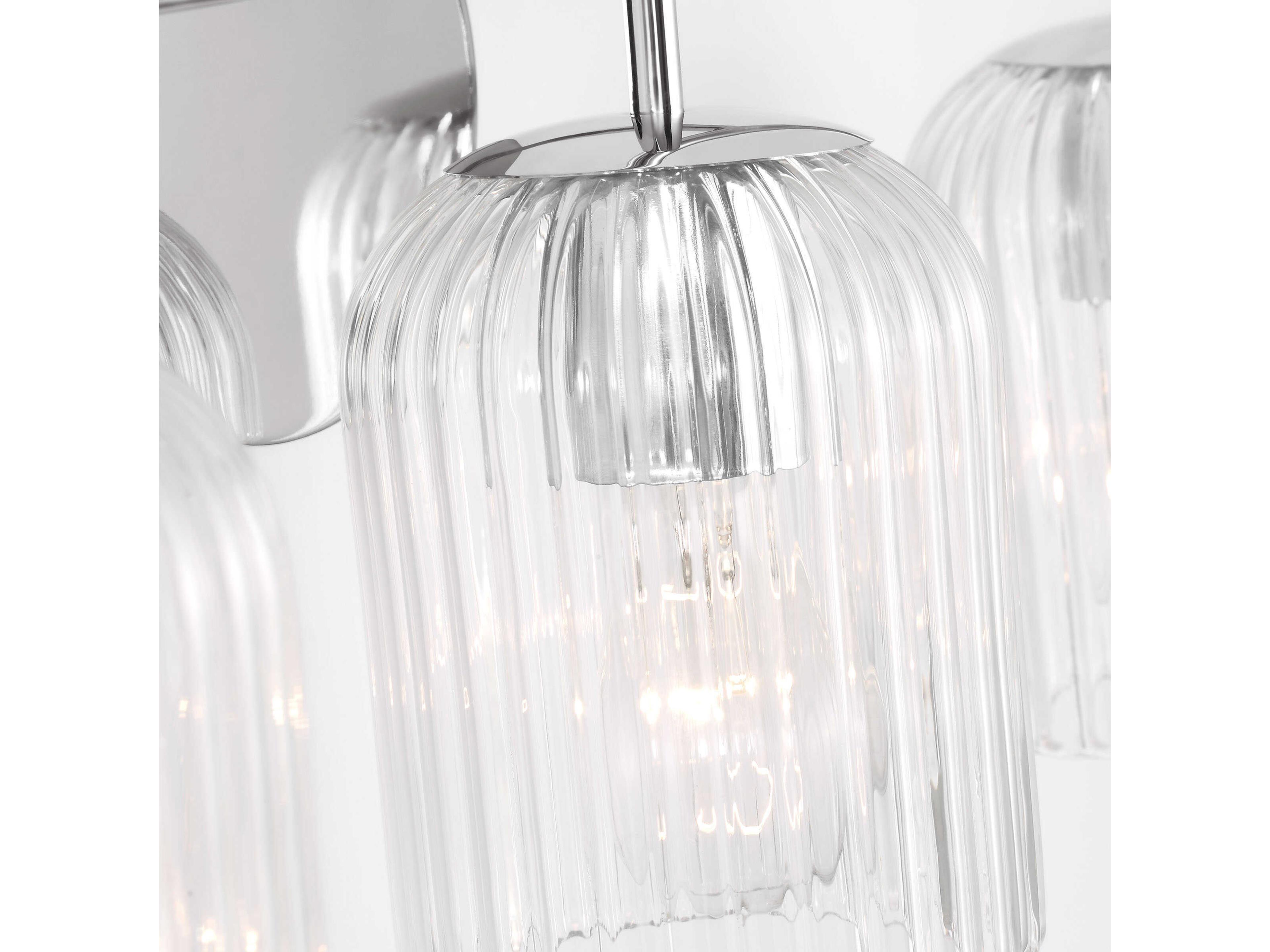Generation Lighting Eisele 3-Light Chrome Nickel Vanity Light