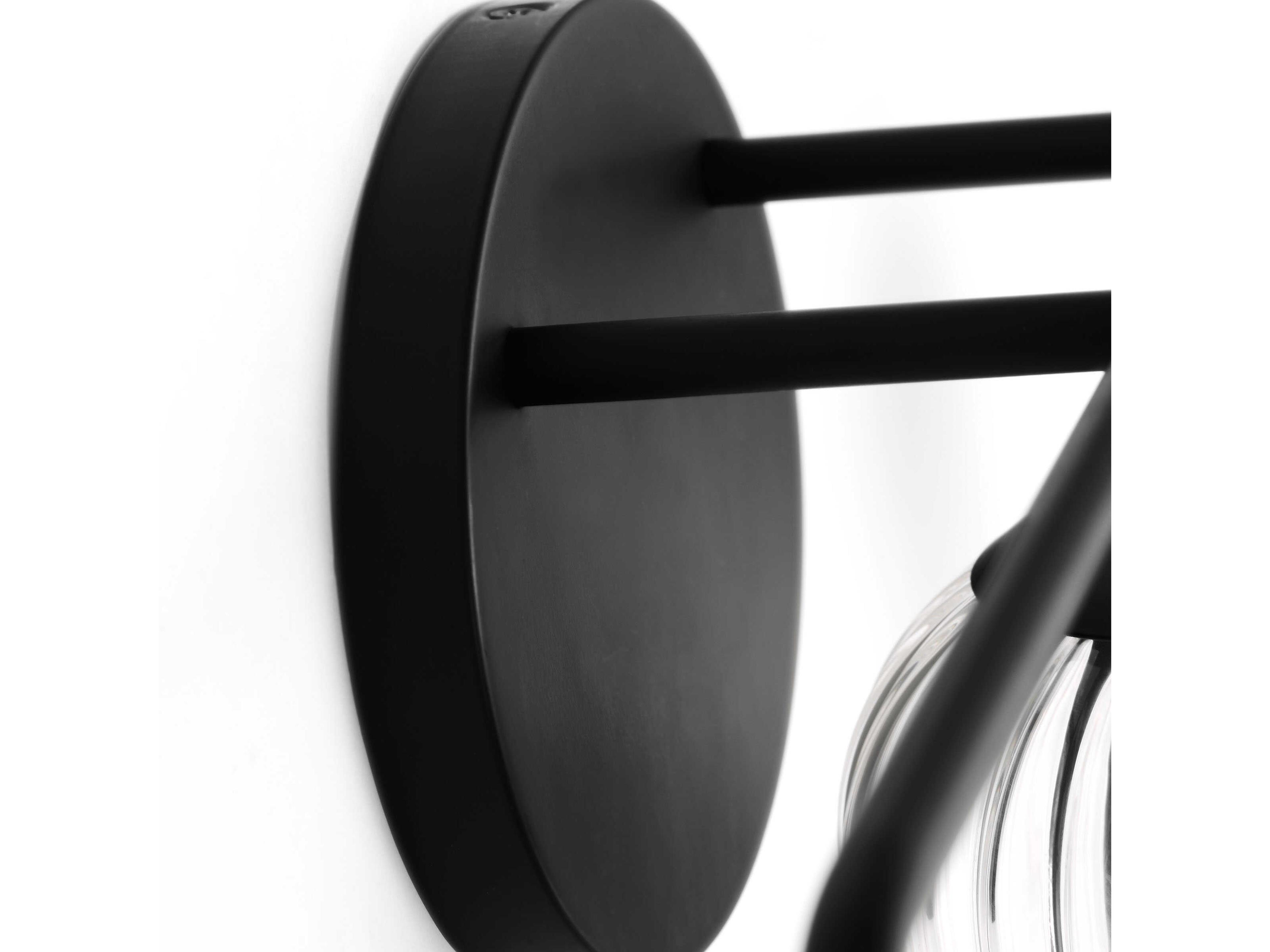 Generation Lighting Eisele 3-Light Midnight Black Vanity Light