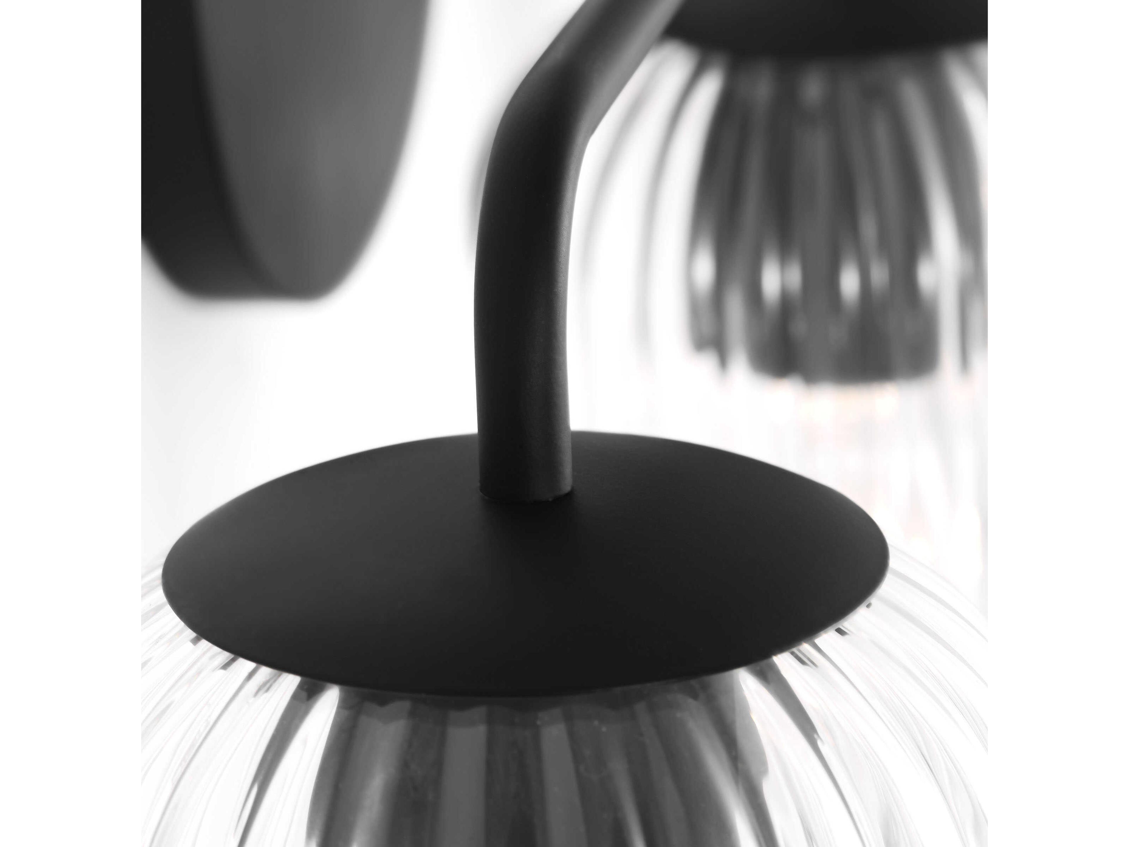 Generation Lighting Eisele 3-Light Midnight Black Vanity Light