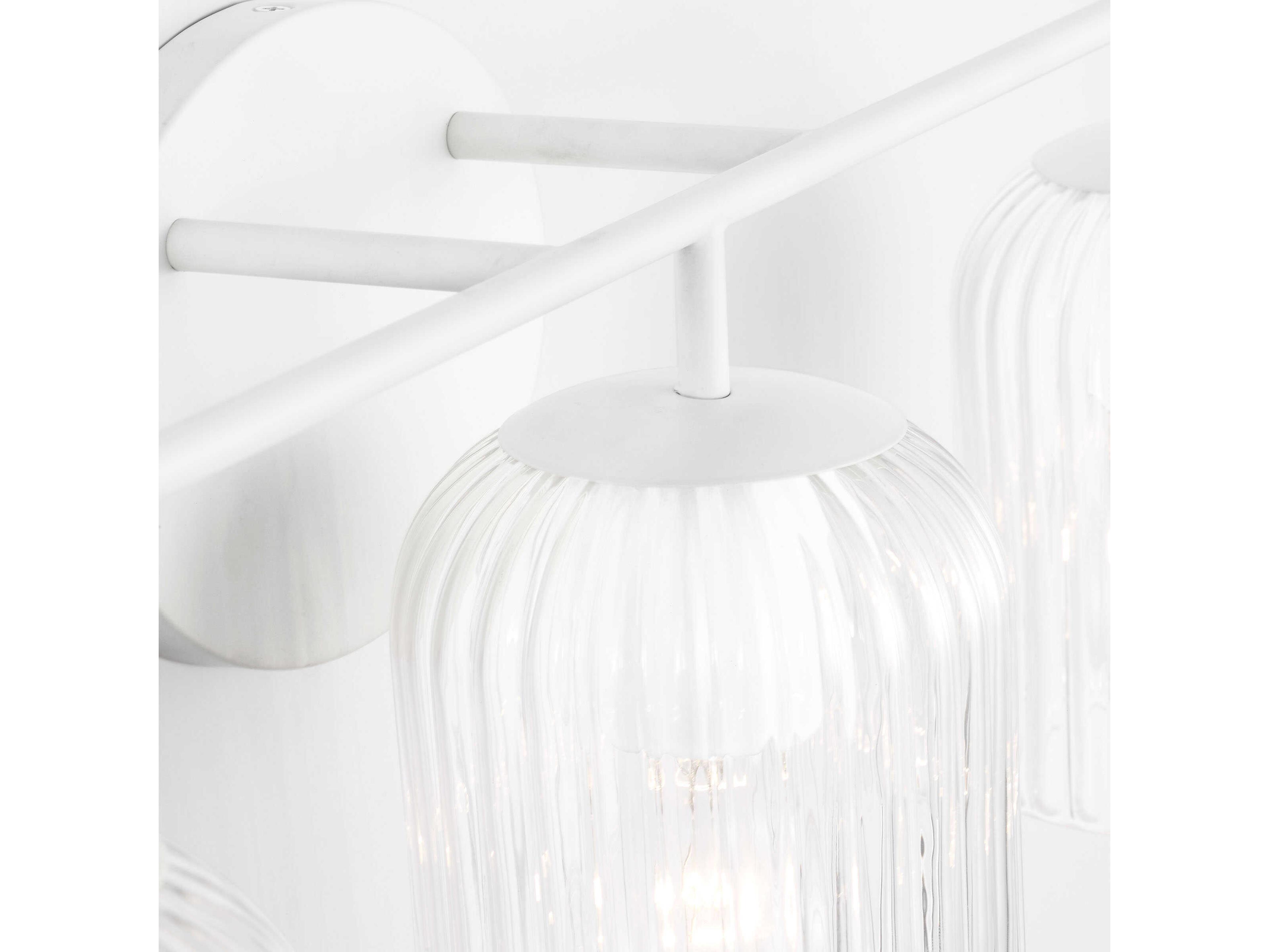 Generation Lighting Eisele 3-Light Matte White Vanity Light