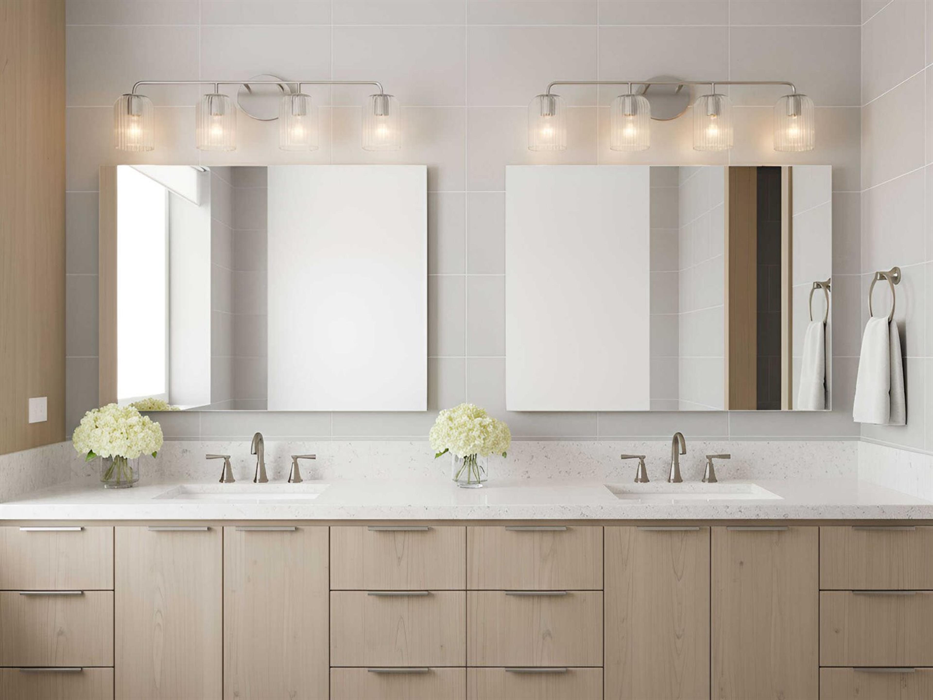 Generation Lighting Eisele 4-Light Brushed Nickel Vanity Light