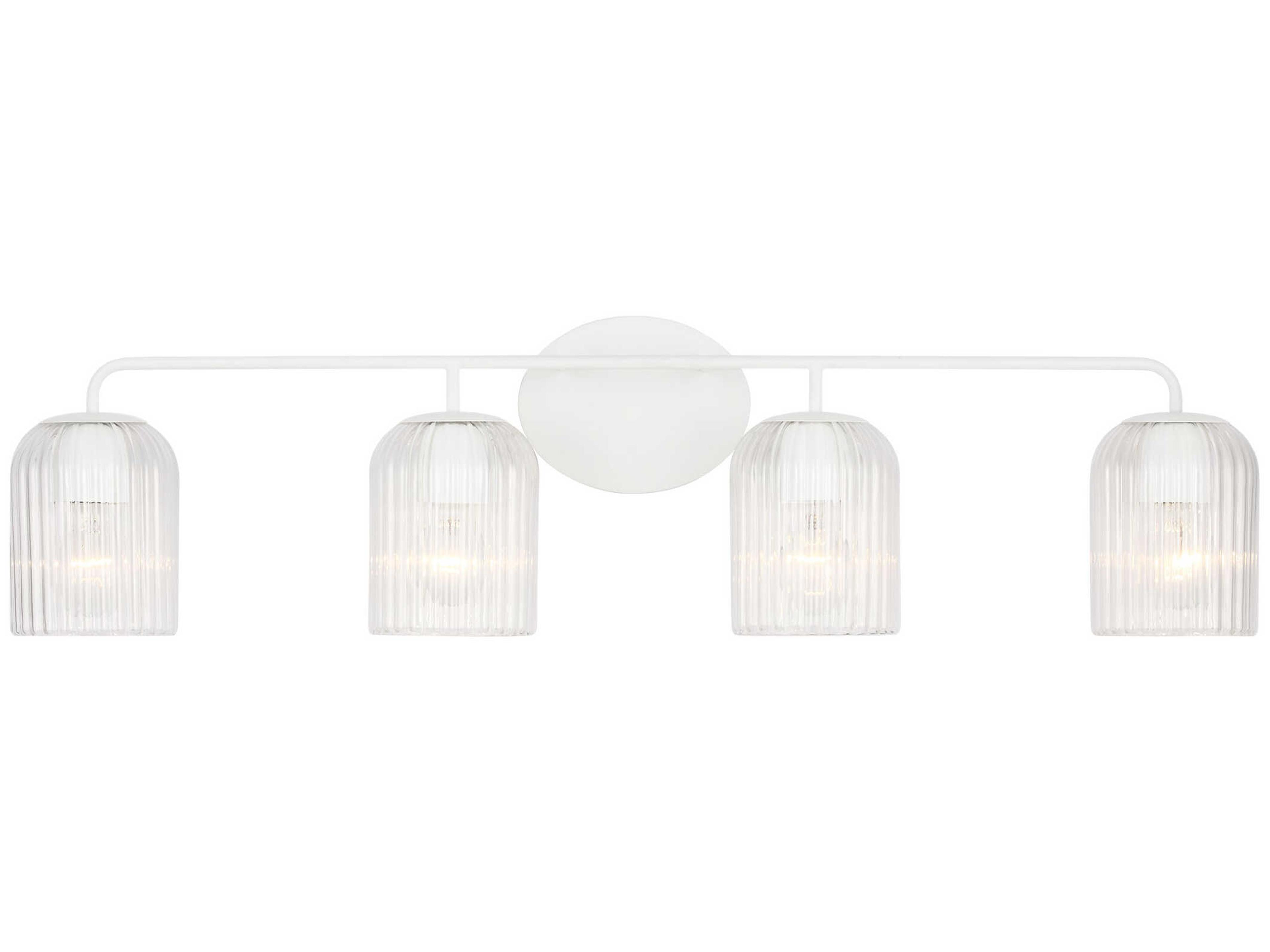 Generation Lighting Eisele 4-Light Matte White Vanity Light