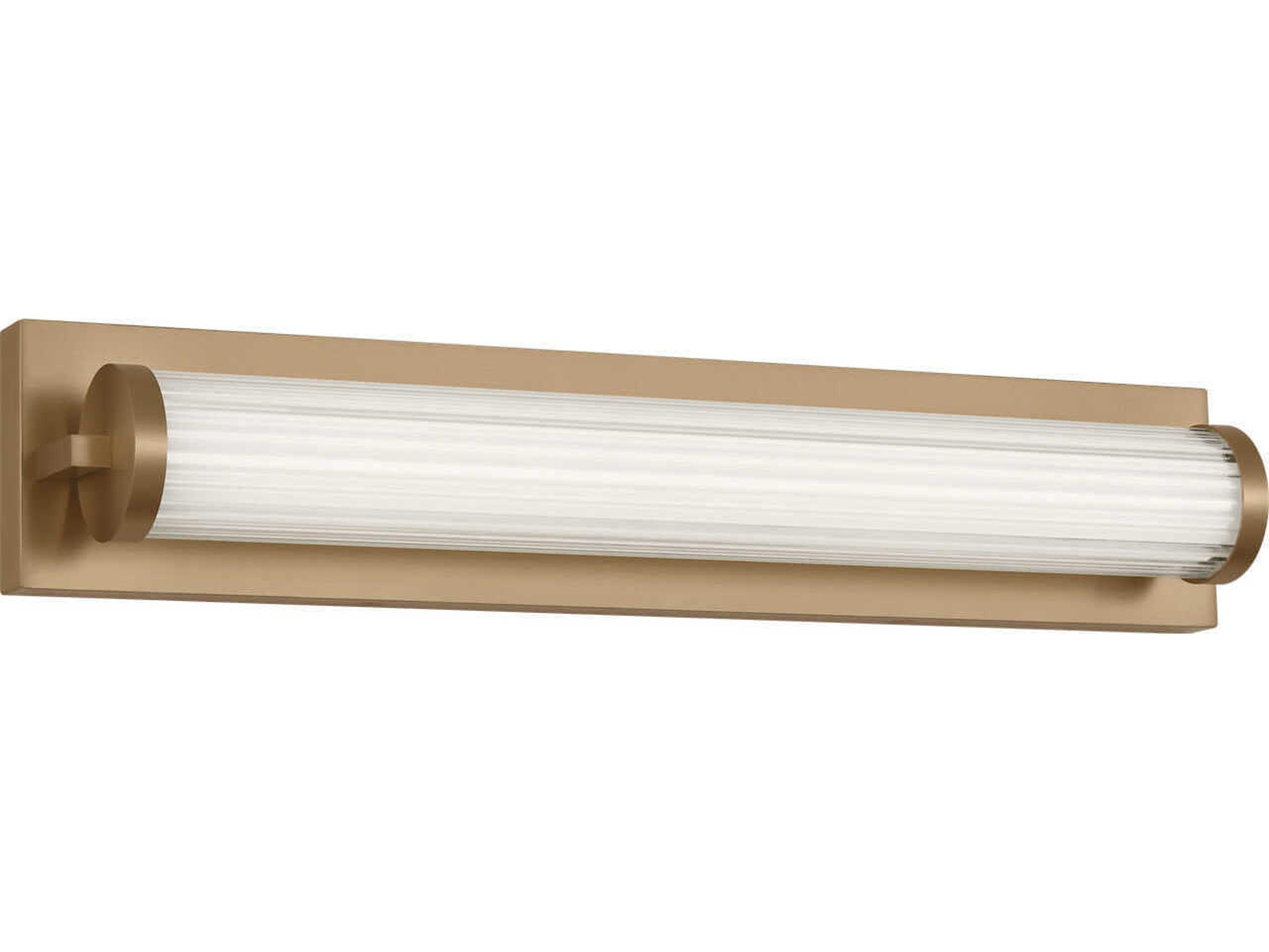 Weston Satin Brass Vanity Light