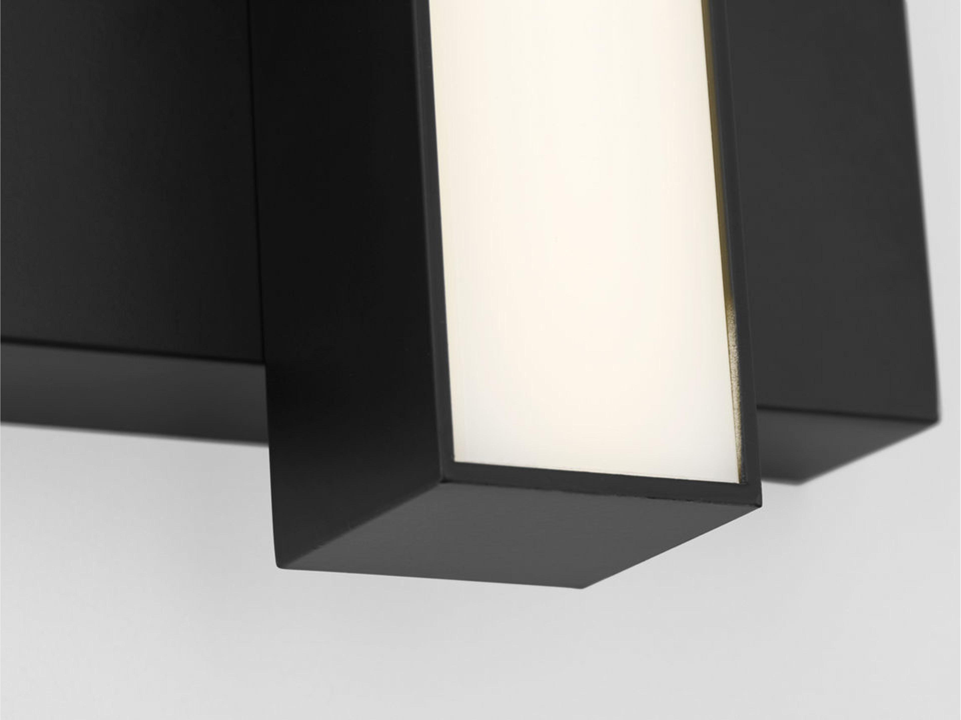 Generation Lighting Marque Midnight Black Wall Sconce