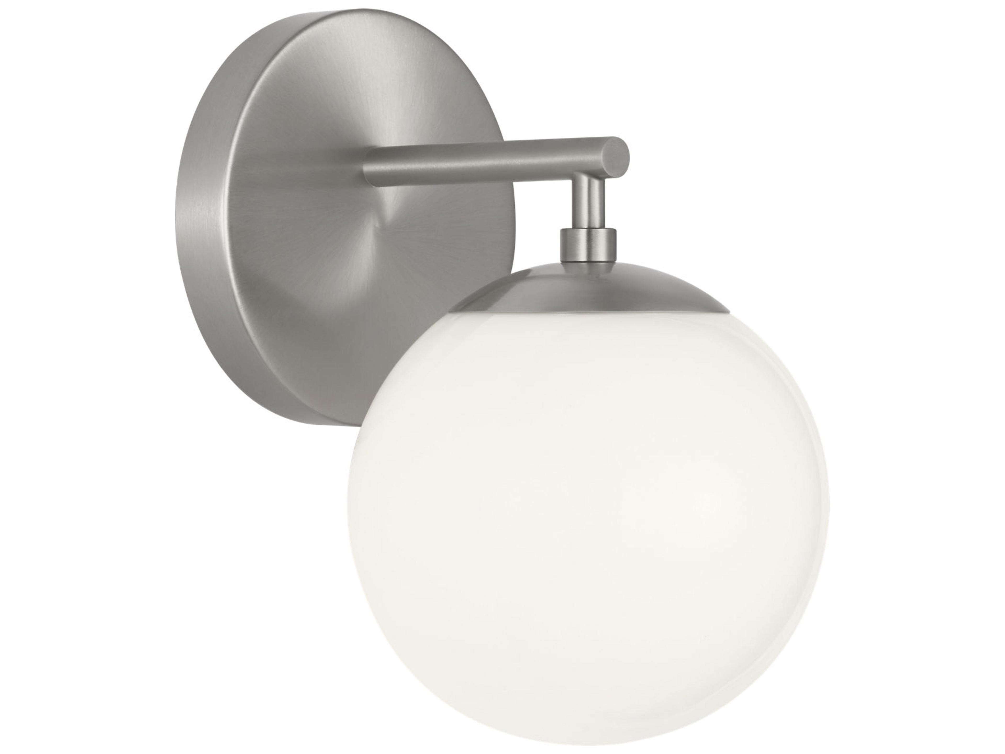 Nube 1-Light Brushed Nickel Wall Sconce