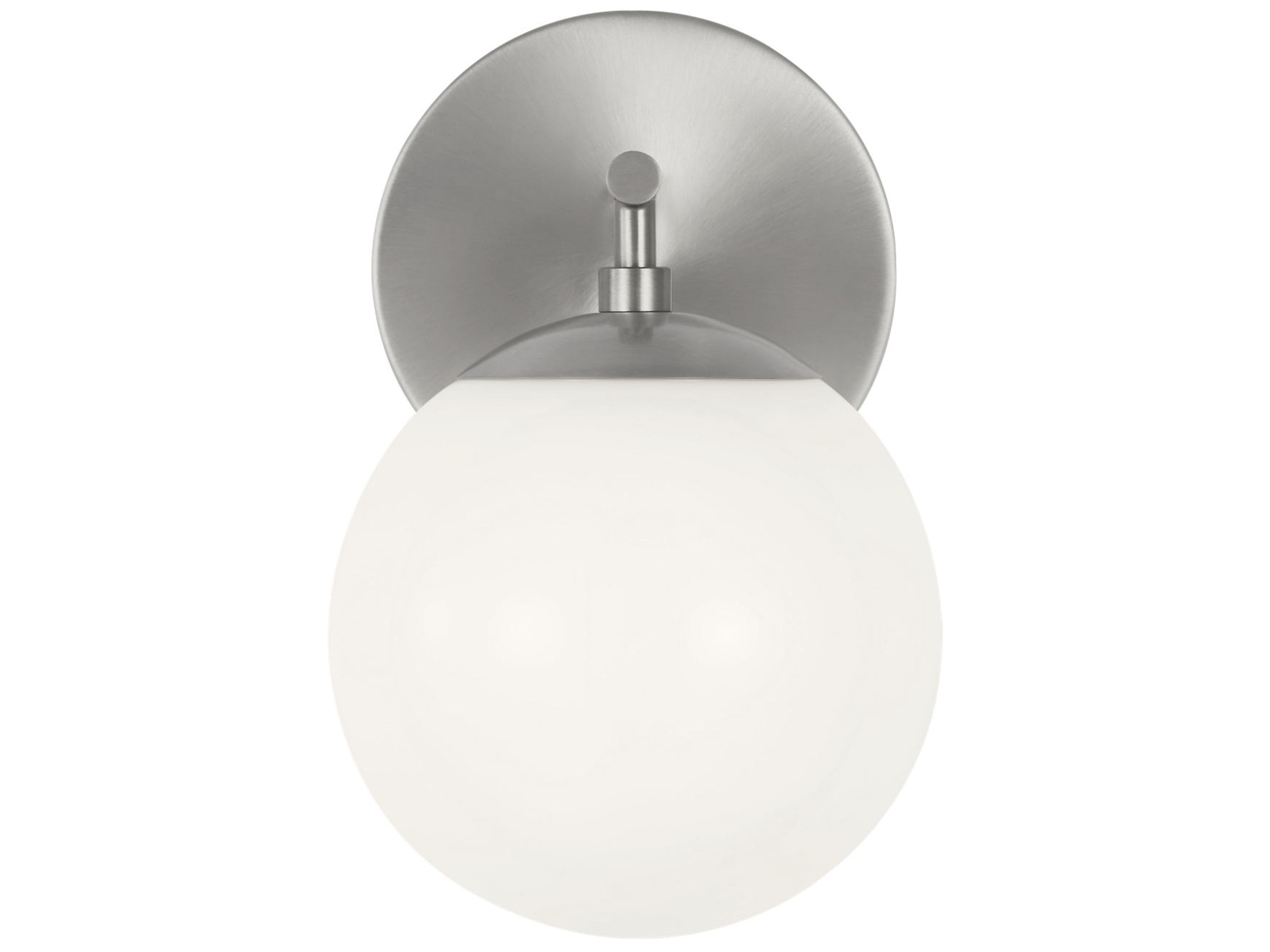 Generation Lighting Nube 1-Light Brushed Nickel Wall Sconce