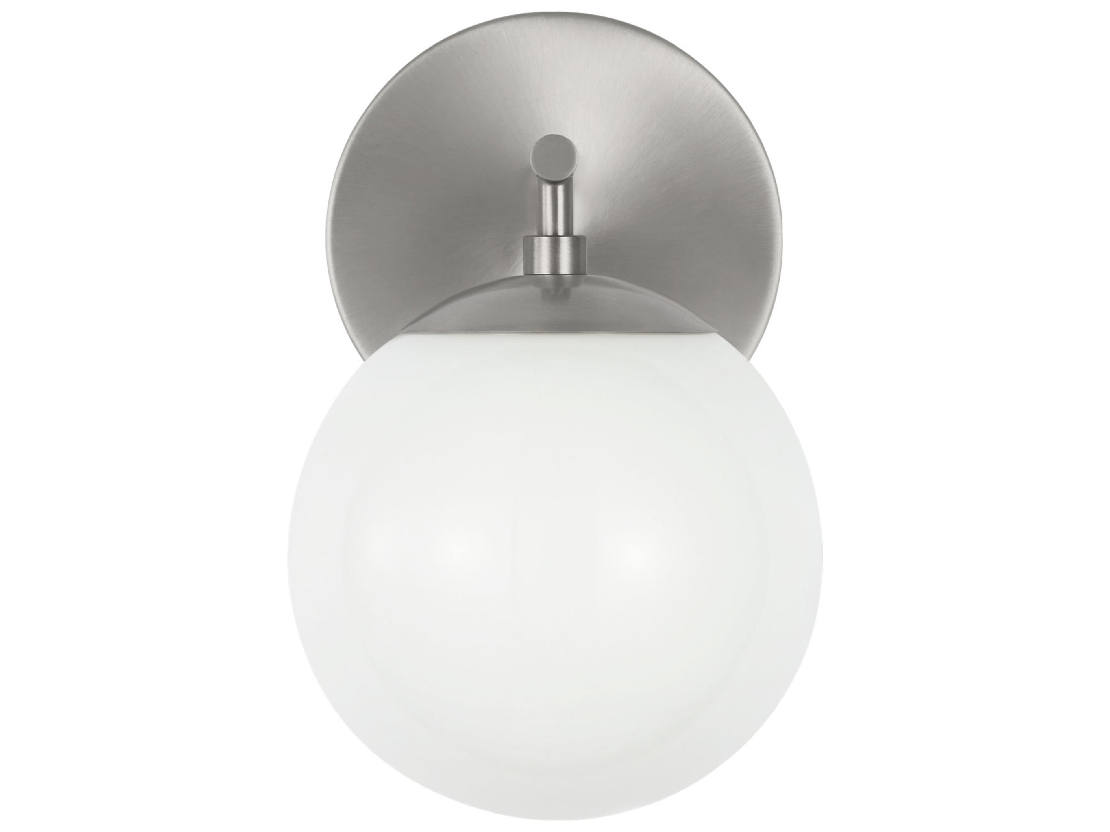 Generation Lighting Nube 1-Light Brushed Nickel Wall Sconce