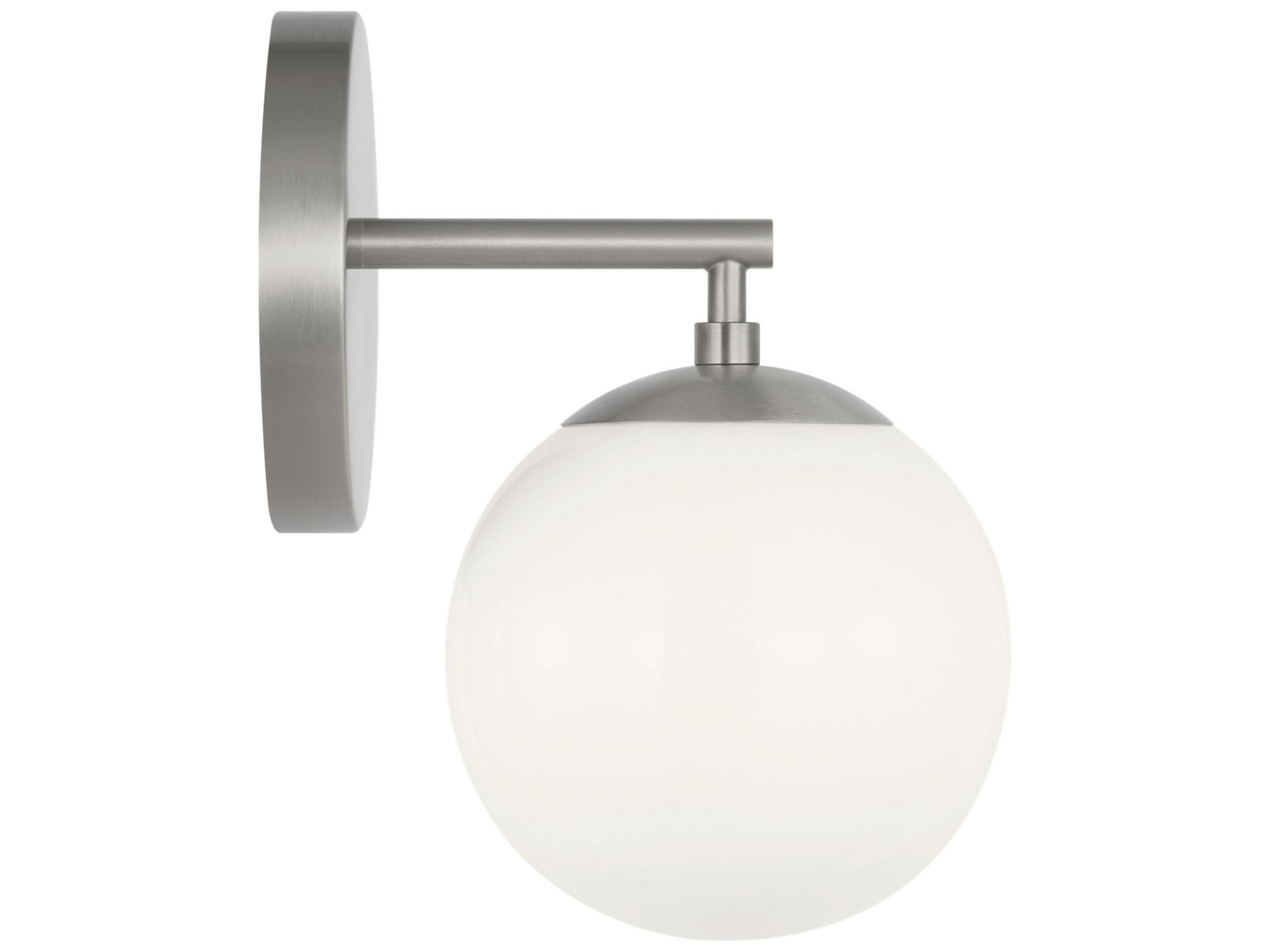 Generation Lighting Nube 1-Light Brushed Nickel Wall Sconce