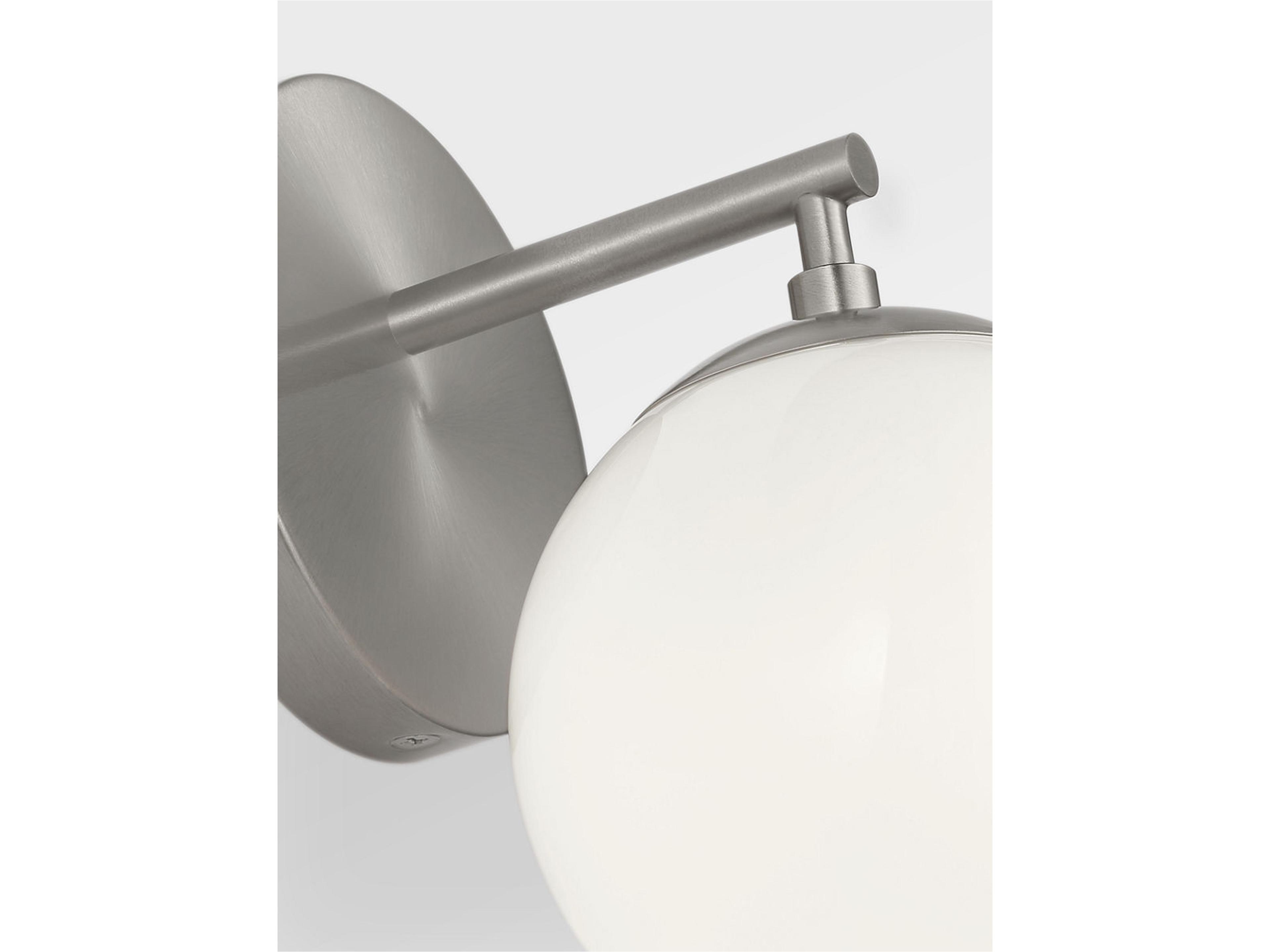 Generation Lighting Nube 1-Light Brushed Nickel Wall Sconce