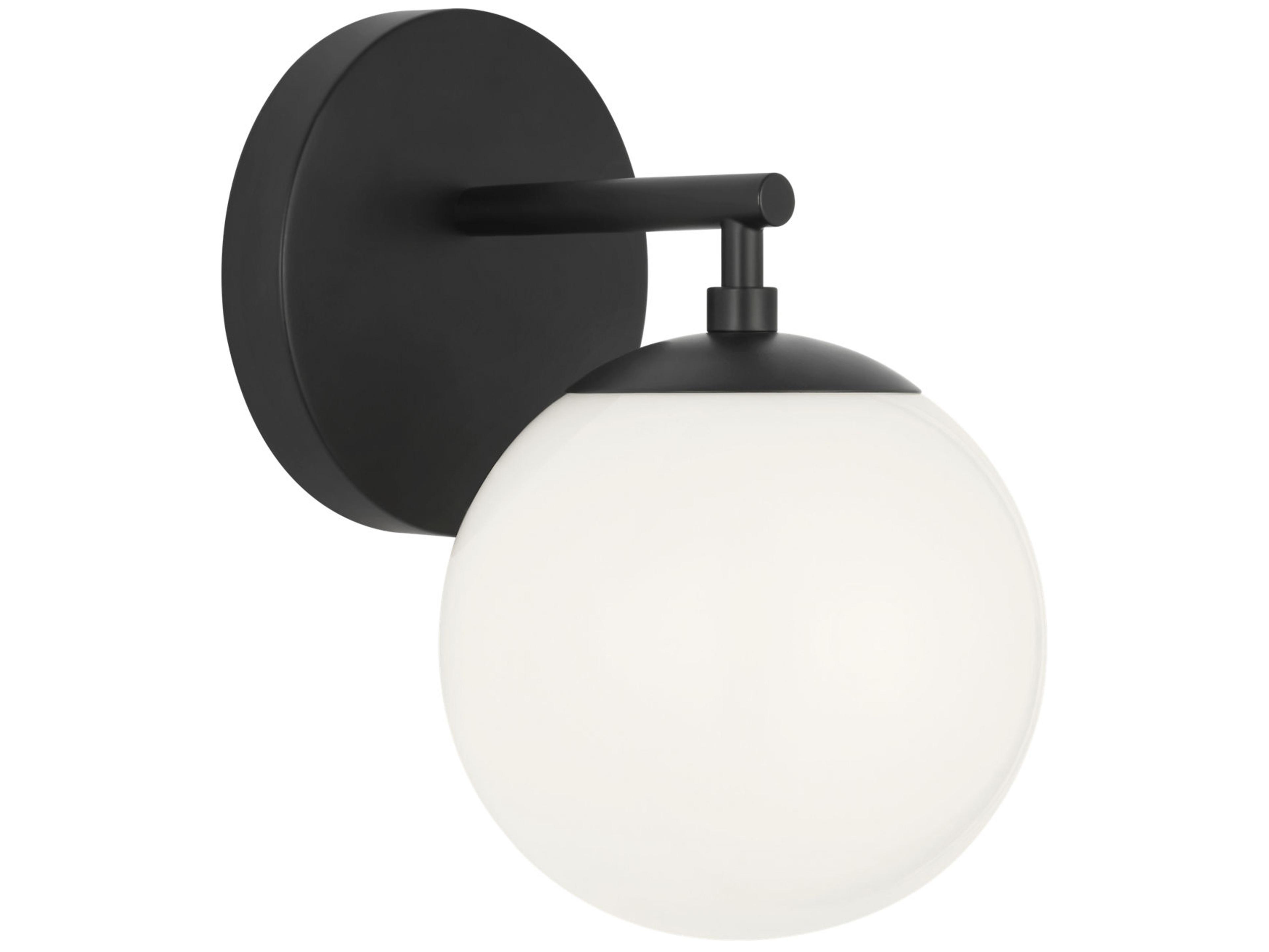 Nube 1-Light Midnight Black Wall Sconce