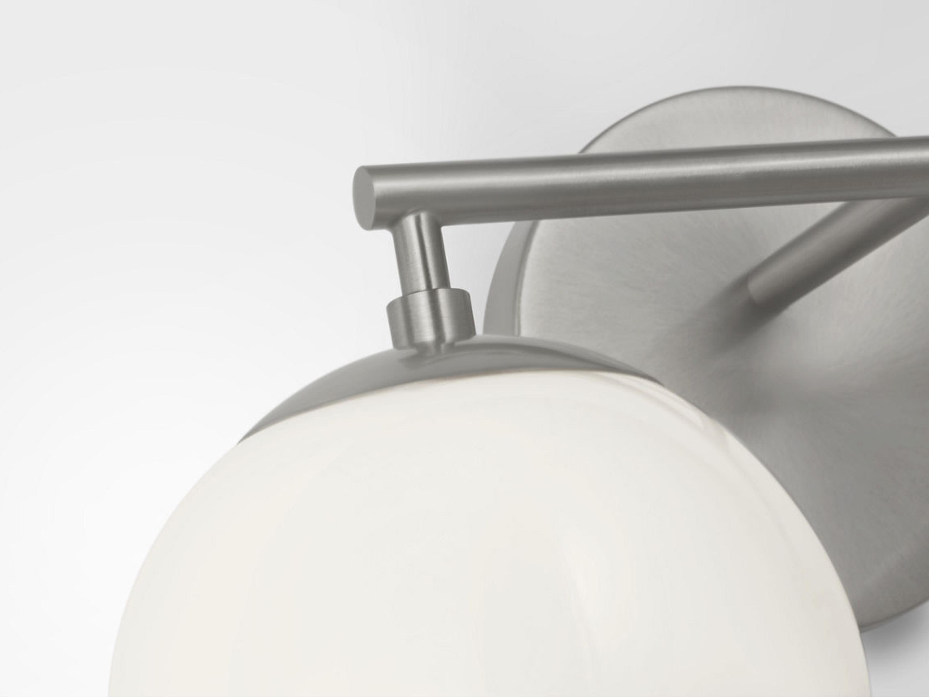 Generation Lighting Nube 2-Light Brushed Nickel Vanity Light