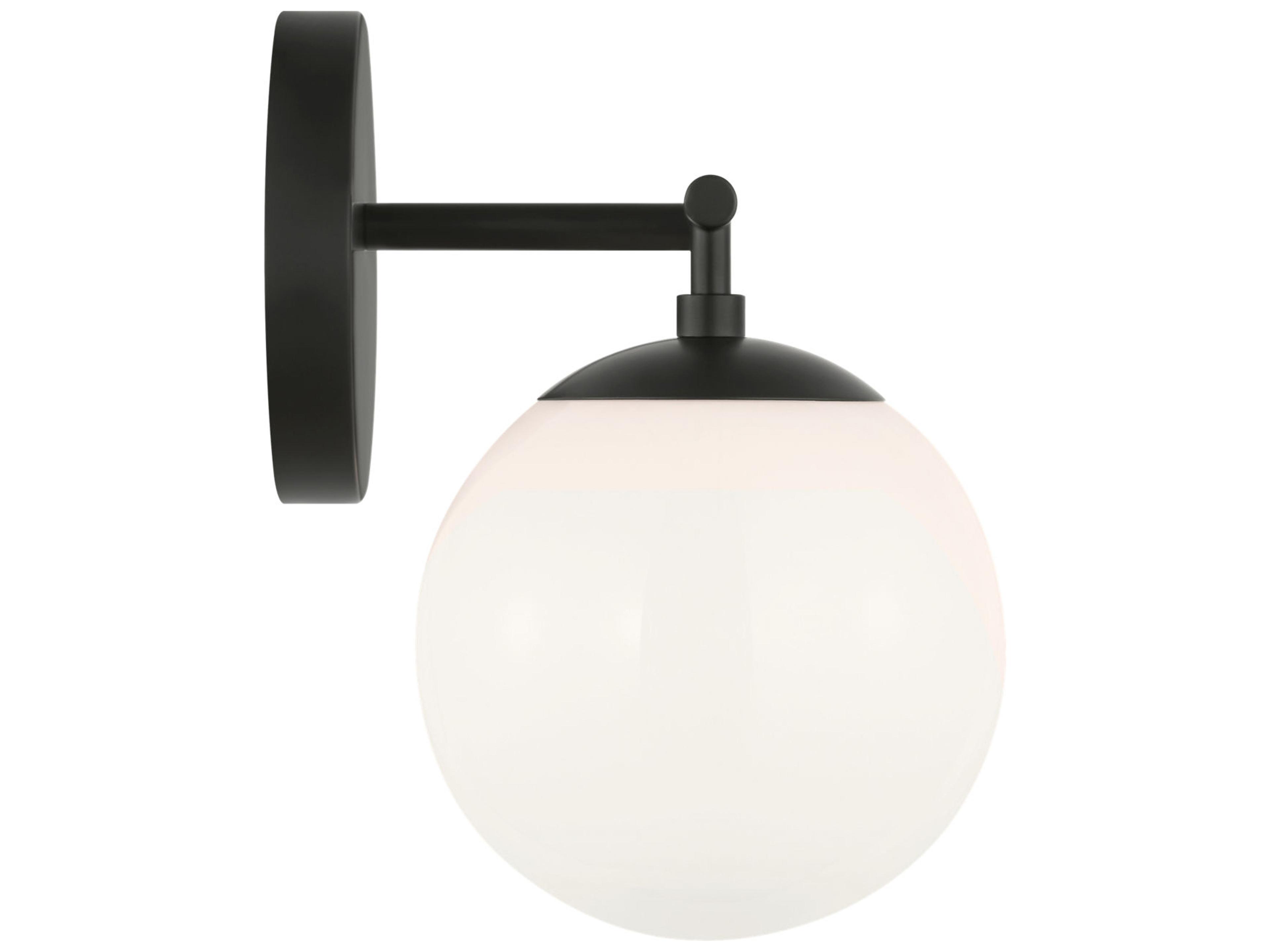 Generation Lighting Nube 2-Light Midnight Black Vanity Light