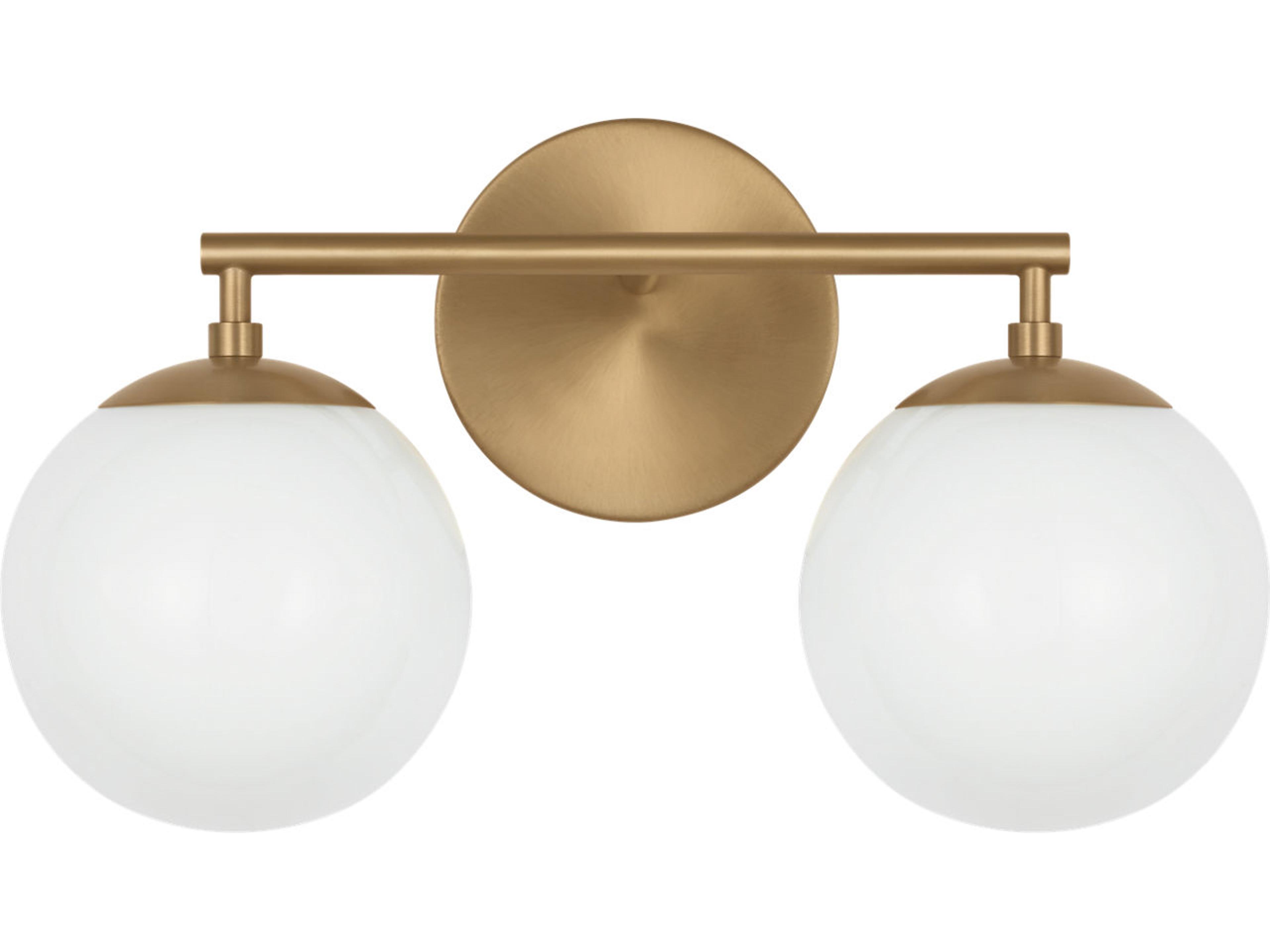 Generation Lighting Nube 2-Light Satin Brass Vanity Light