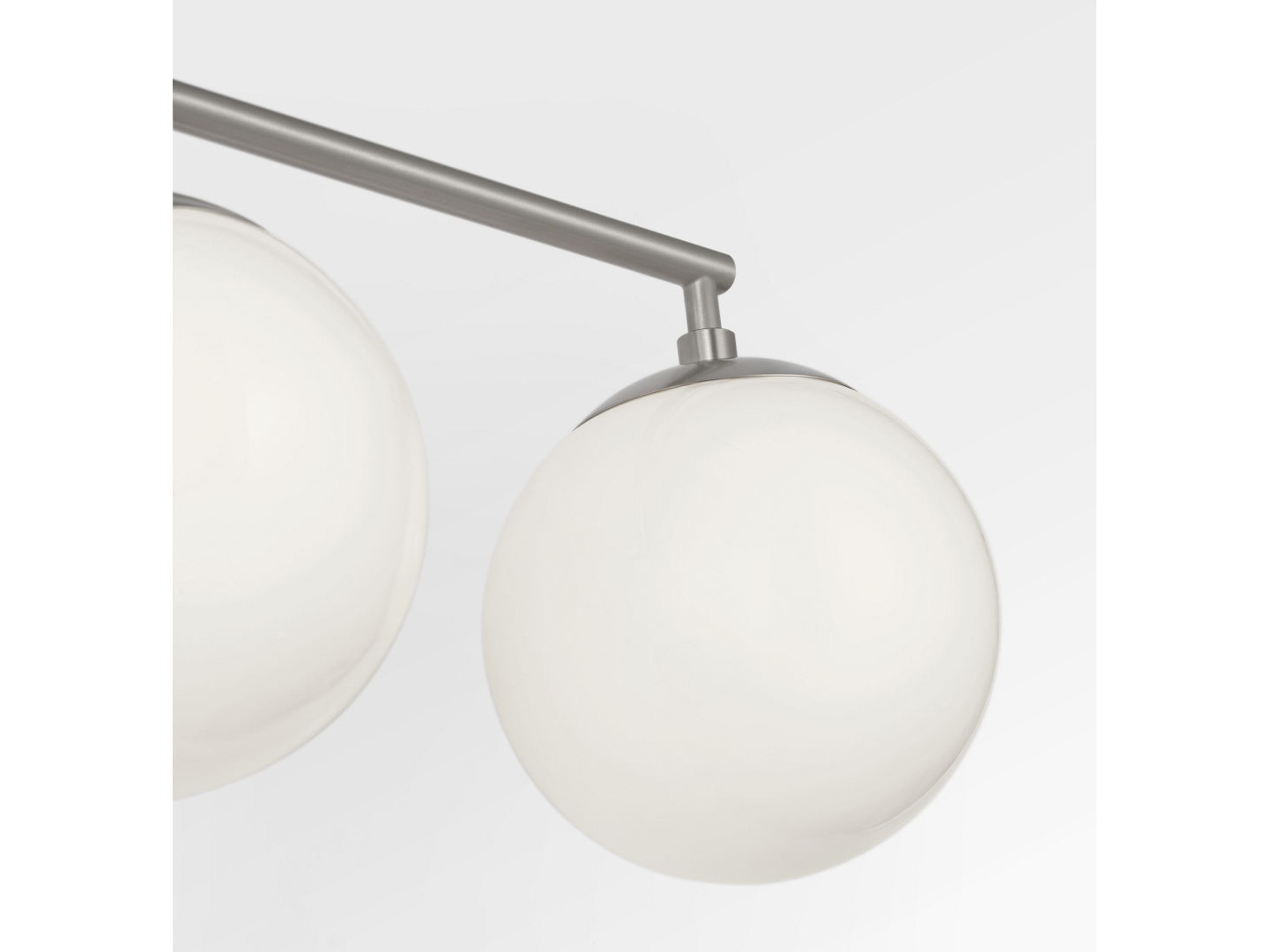 Generation Lighting Nube 3-Light Brushed Nickel Vanity Light