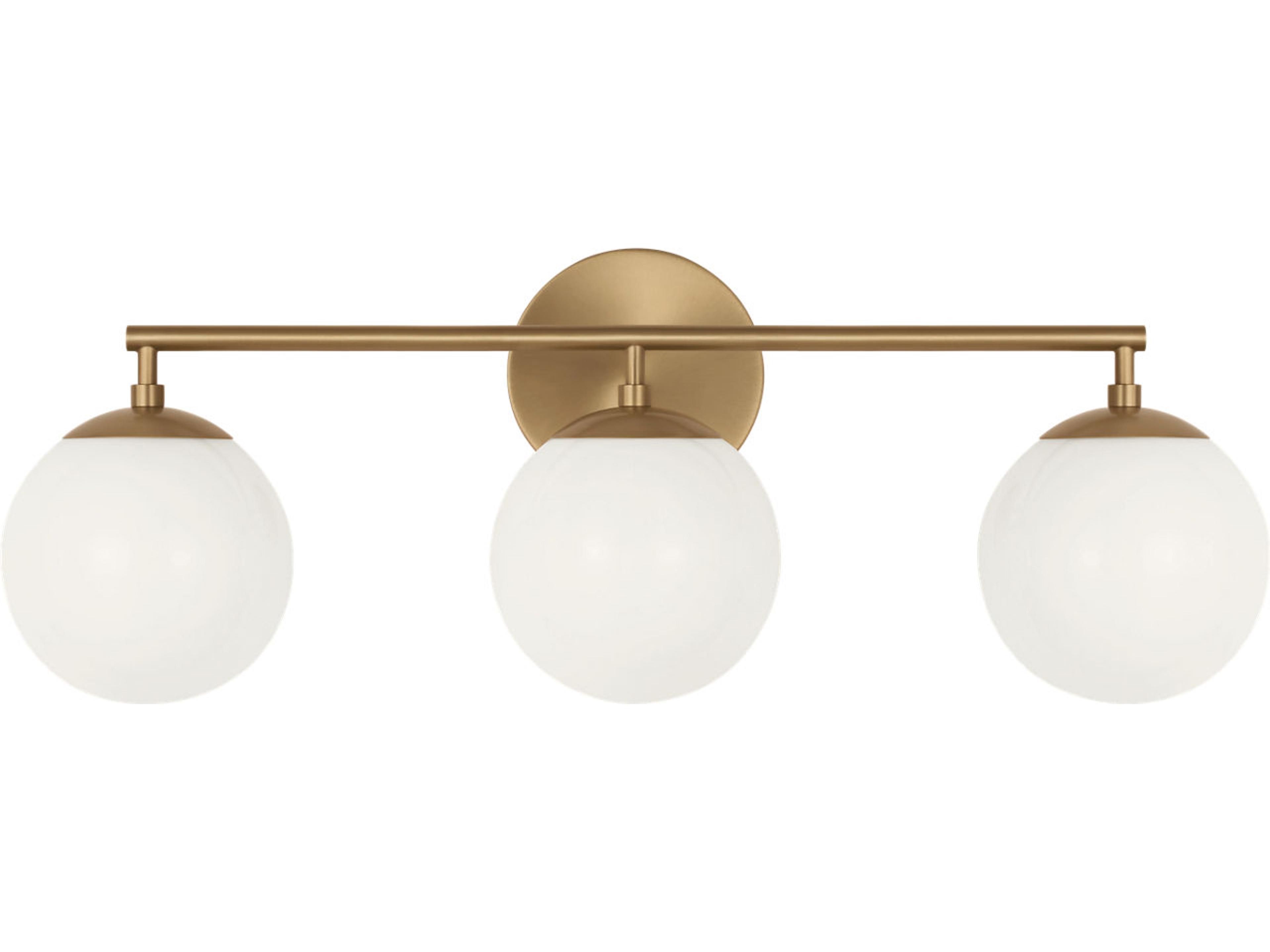 Nube 3-Light Satin Brass Vanity Light