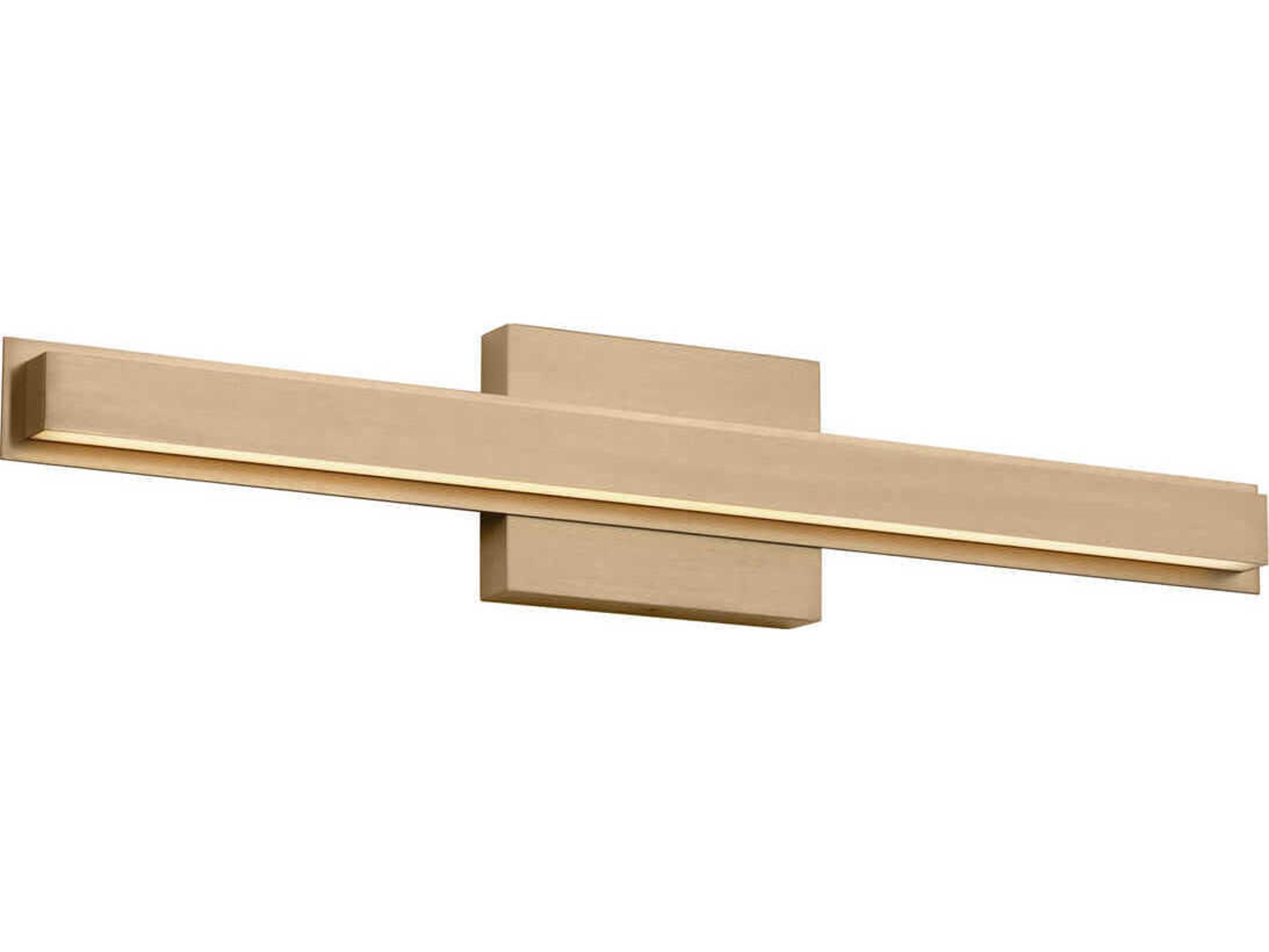 Aro Satin Brass Vanity Light