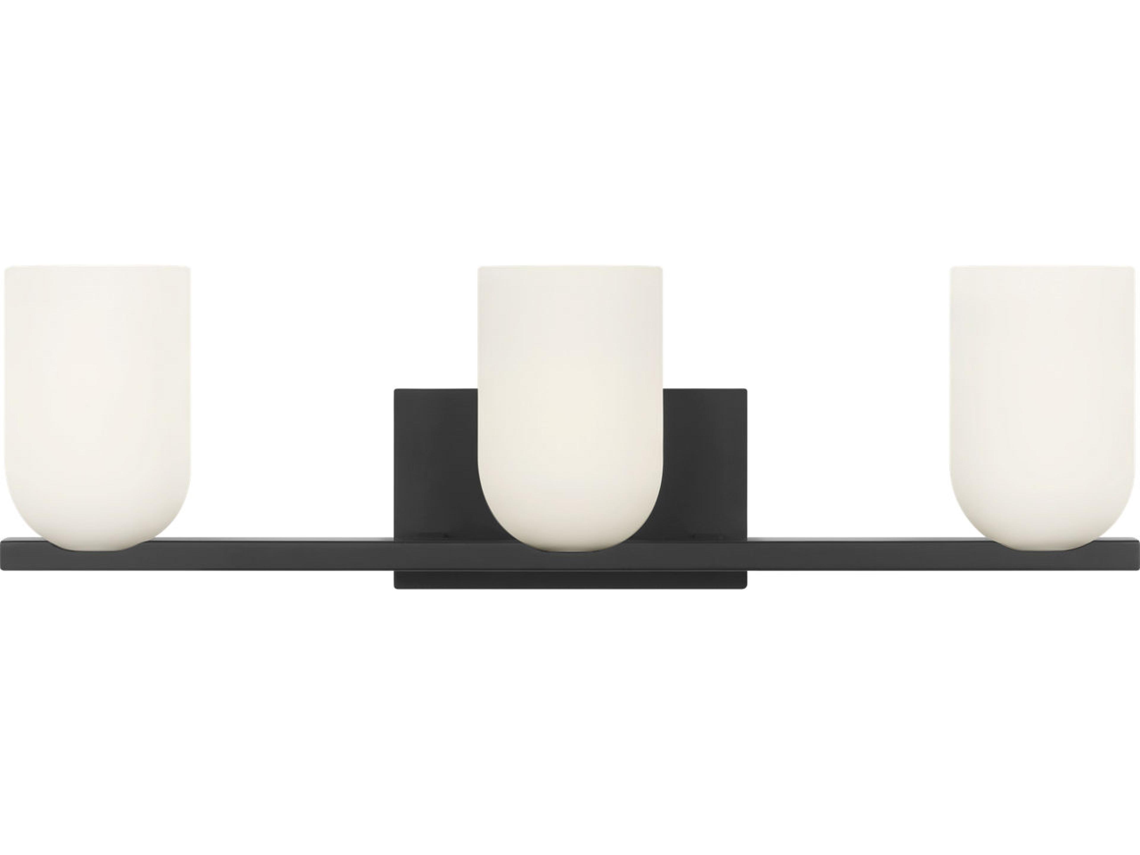 Neblina 3-Light Midnight Black Vanity Light